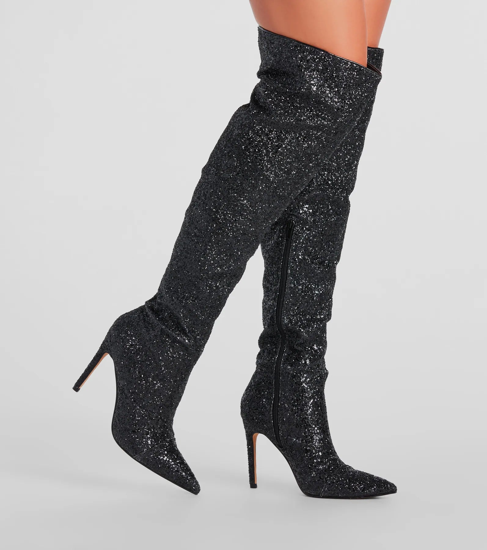 Ultimate Glam Sparkle Over-The-Knee Boots