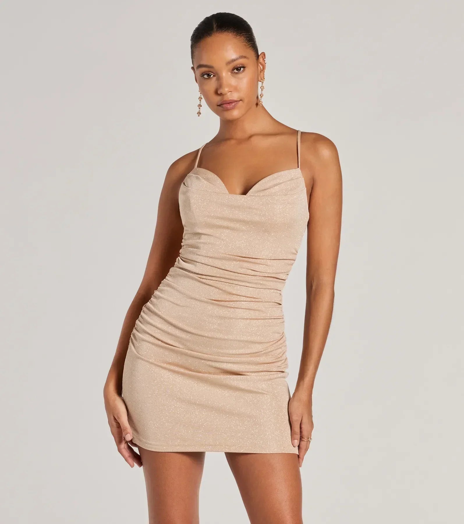 Rita Ultimate Glitter Party Dress - Strappy Back Design