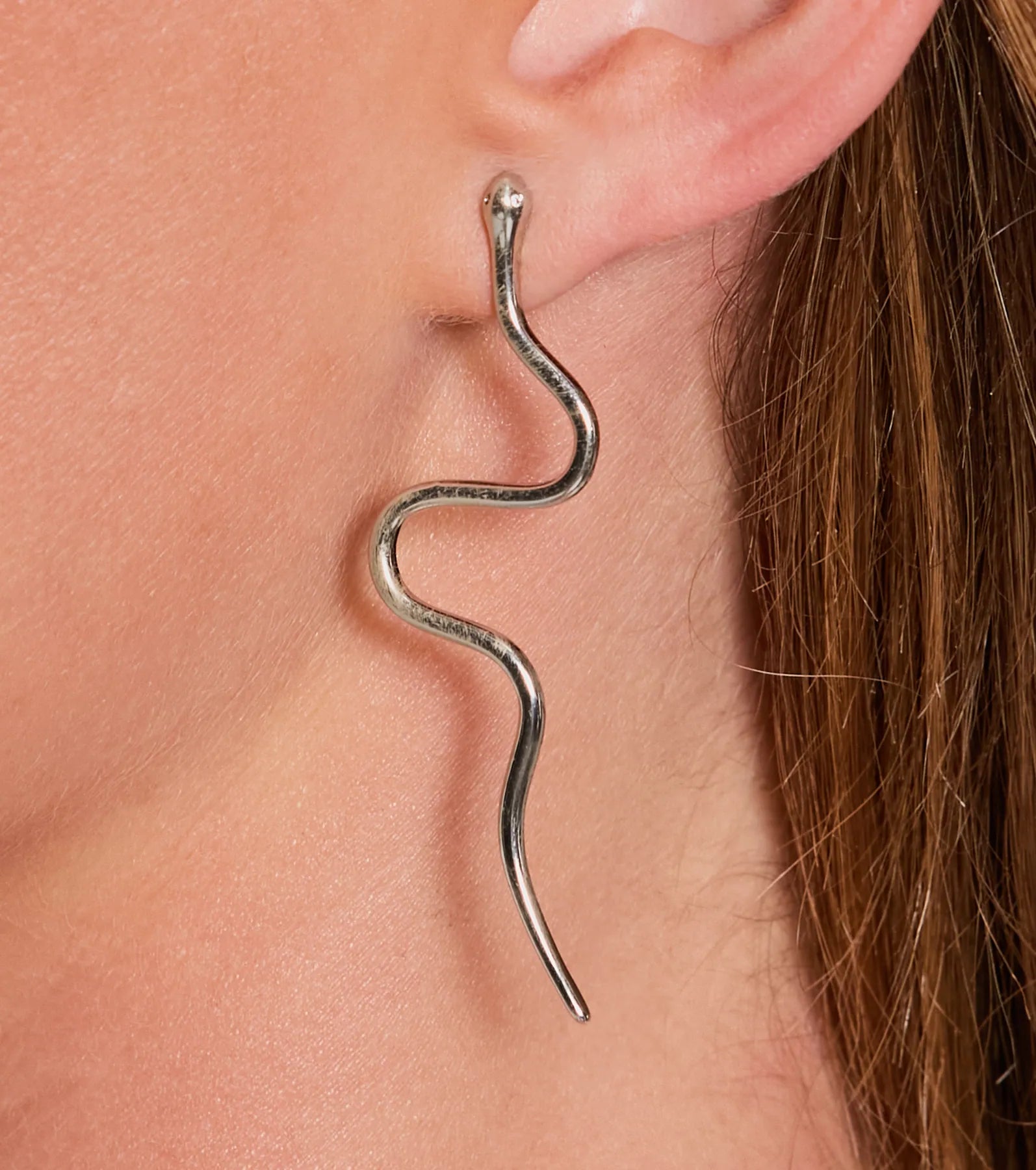 Premium Twisted Snake Statement Earrings - Ultimate Edgy Style