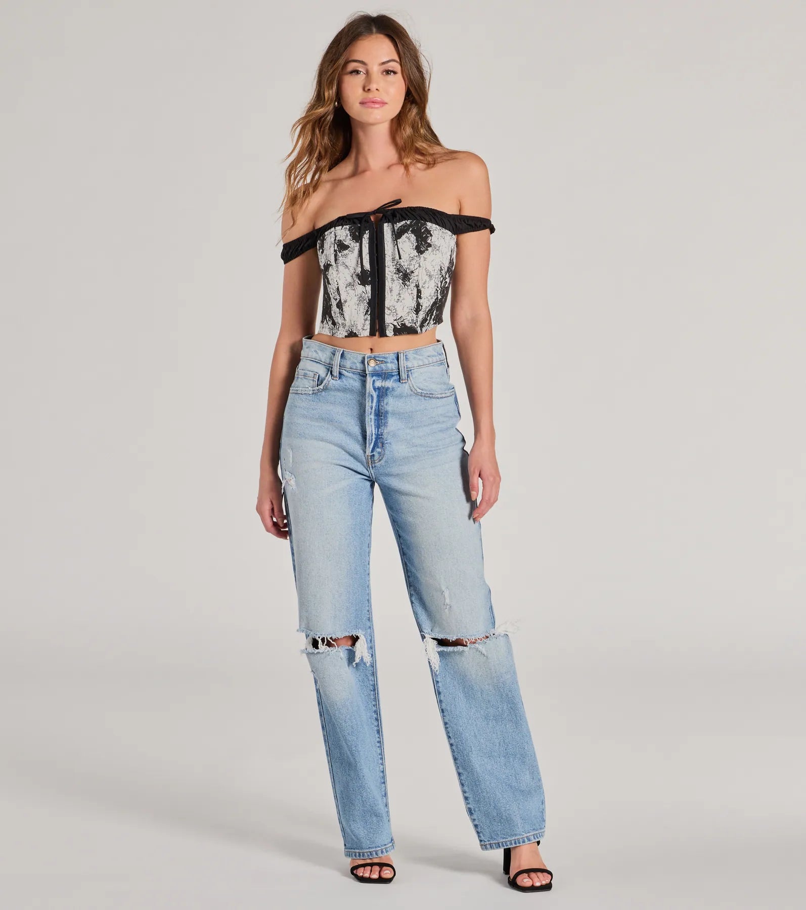 Ultimate Confidence Off-The-Shoulder Corset Top