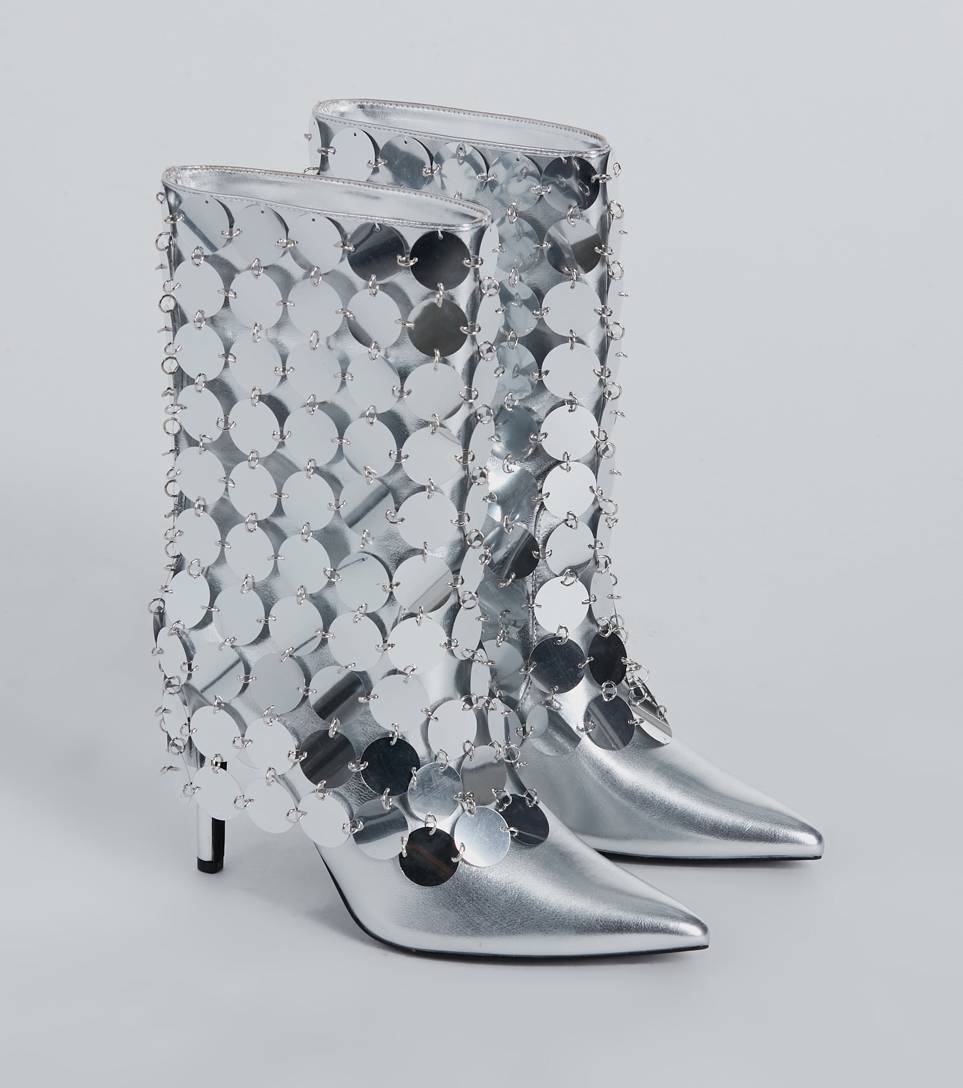 Ultimate Glam Sequin Stiletto Boots - Showstopper Edition