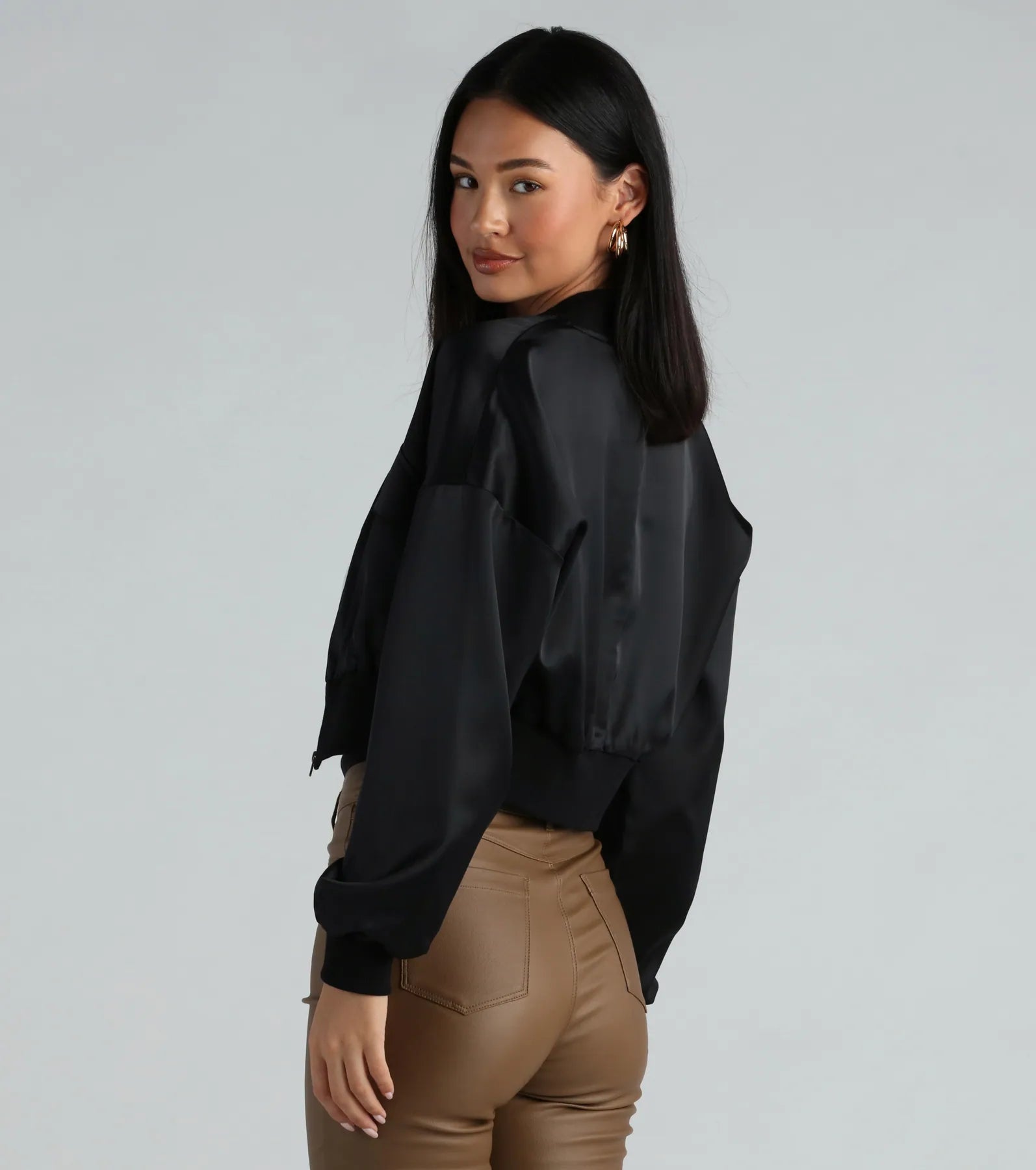 Ultimate Satin Bomber Jacket - Next-Level Style Upgrade