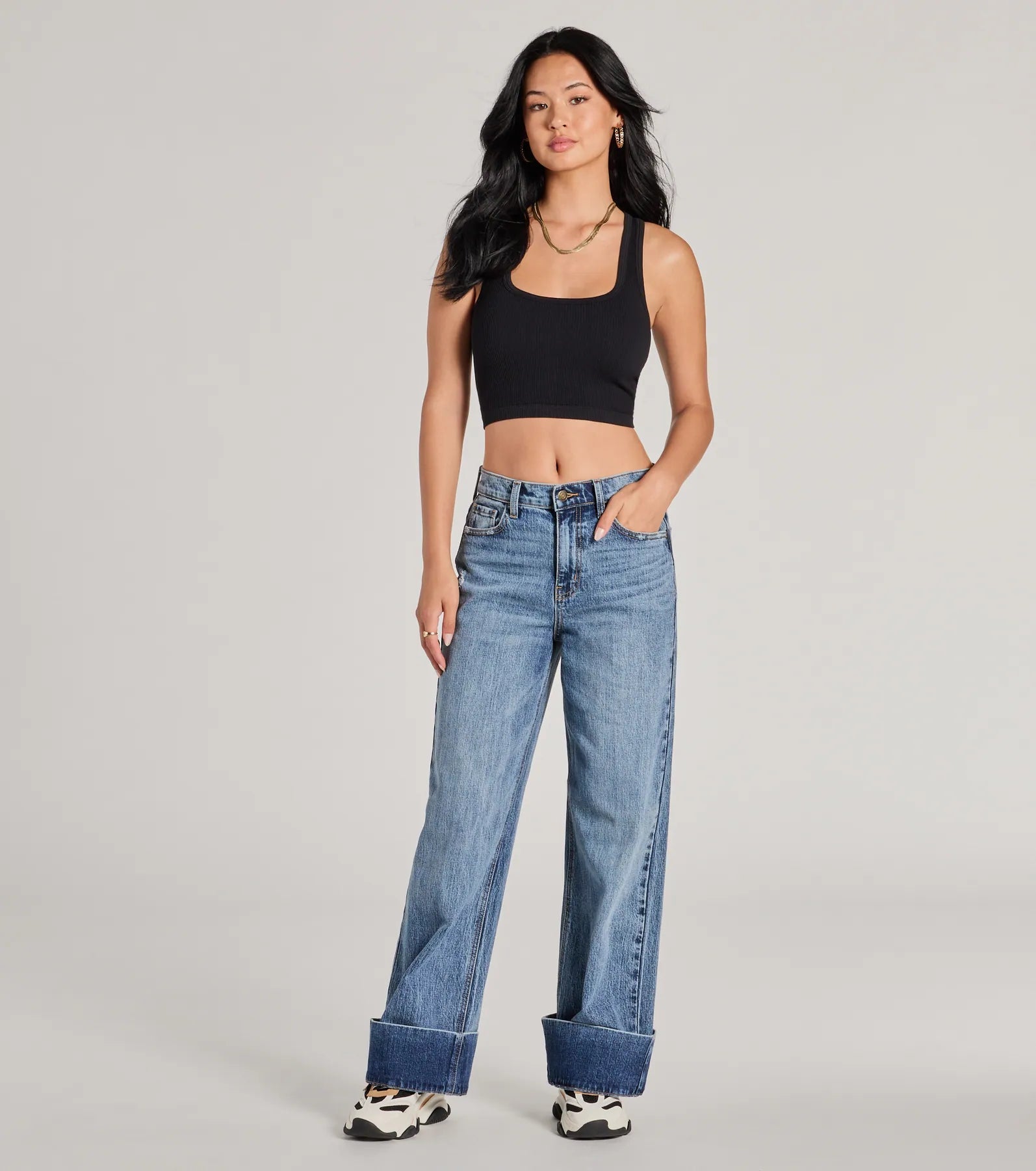 Ultimate High-Rise Wide-Leg Denim Jeans - Premium Fit & Style