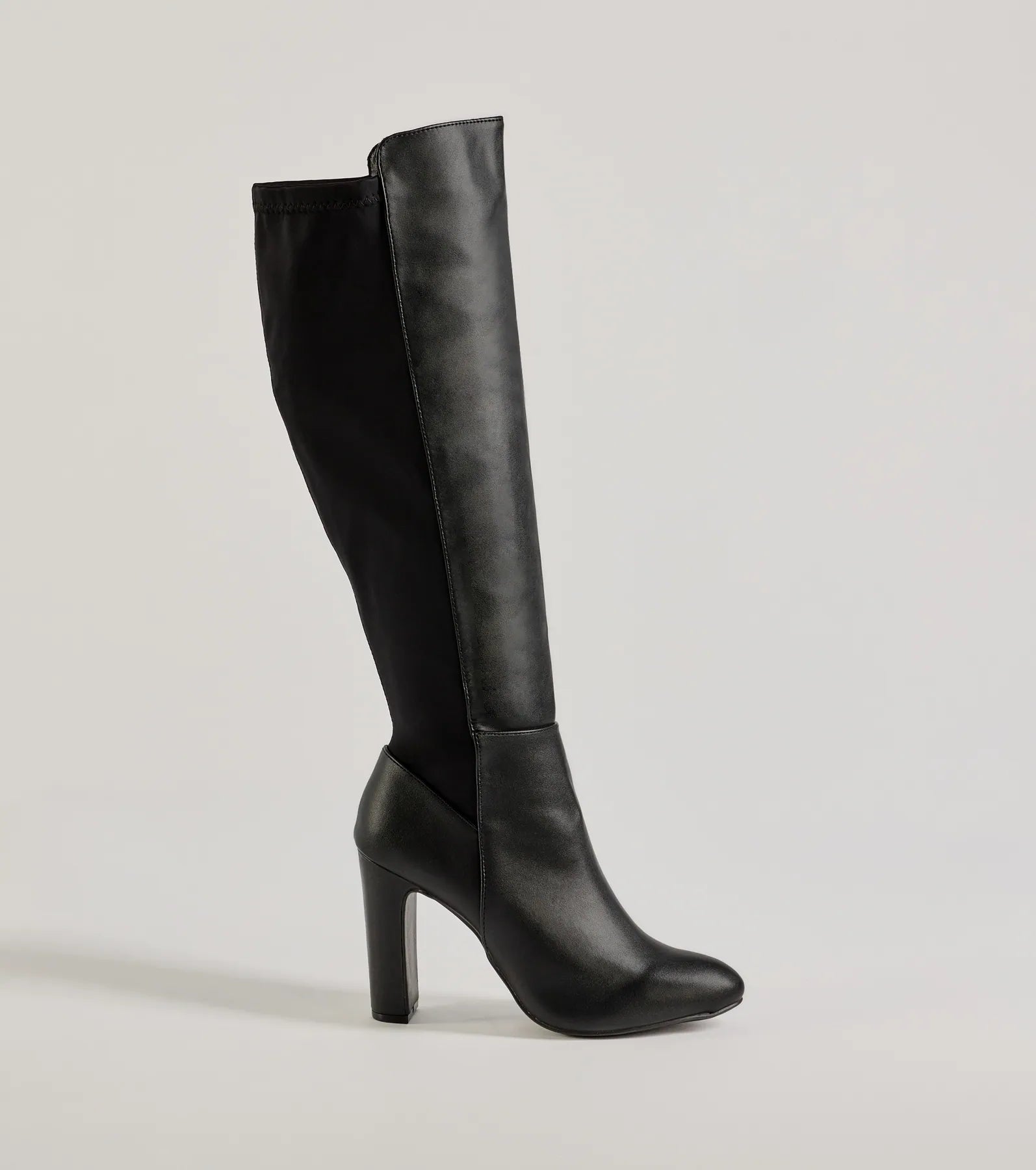 Premium Under-The-Knee Block Heel Boots - Ultimate Style Upgrade