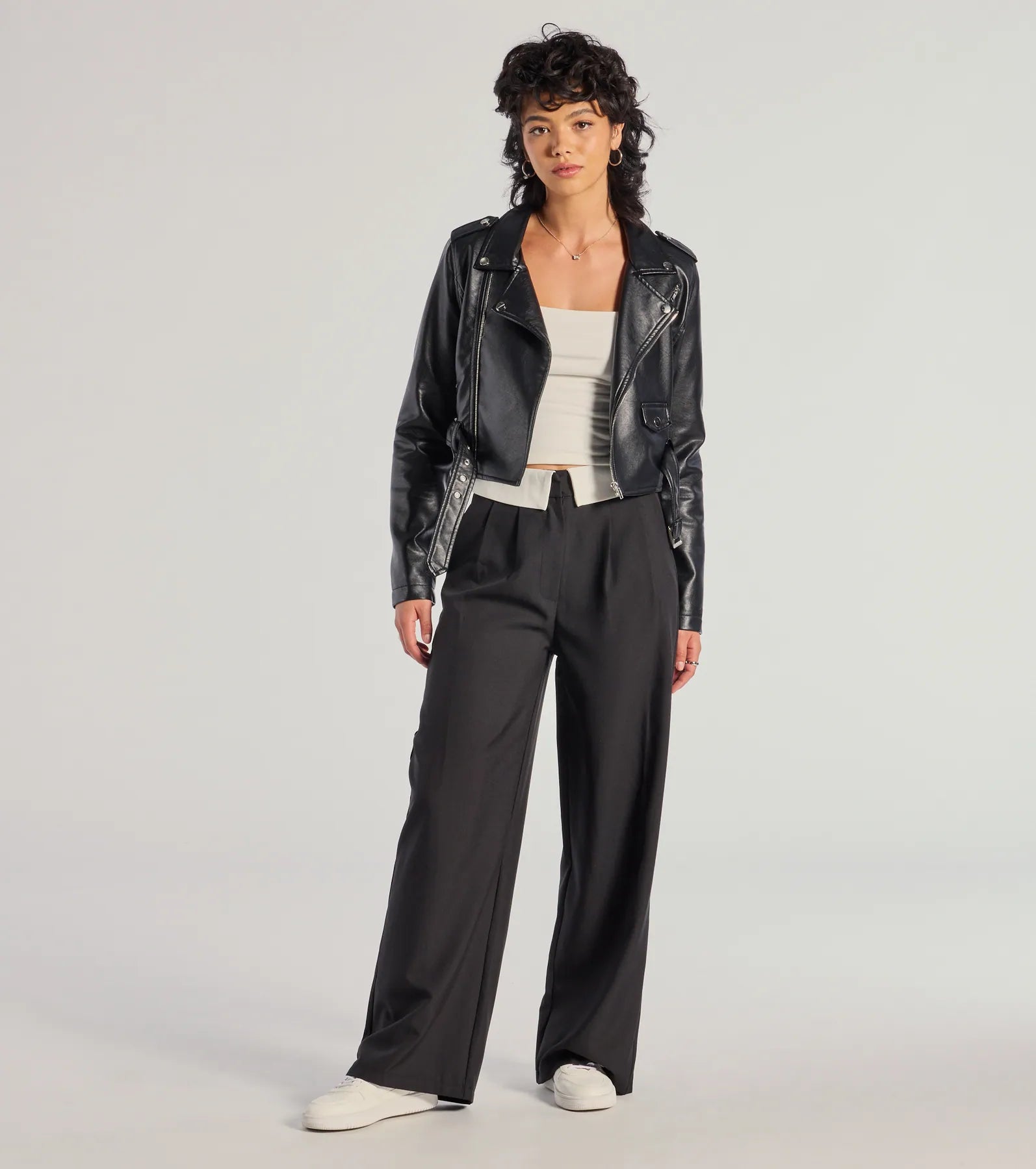 Ultimate Chic Contrast Wide-Leg Pants