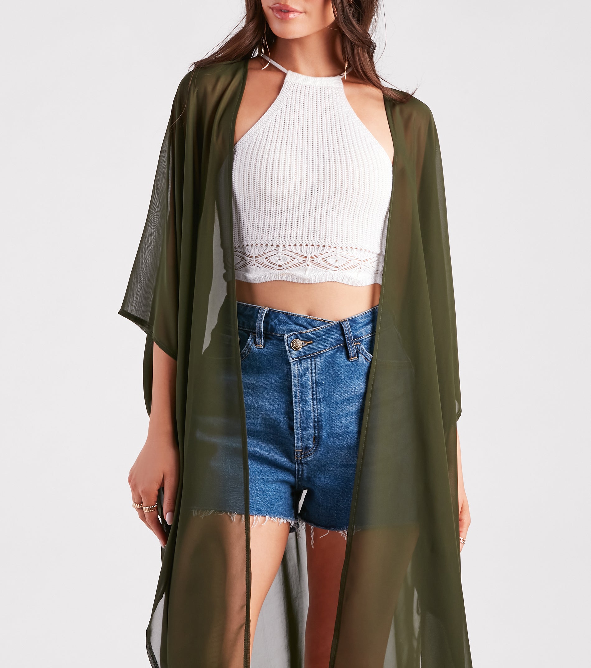 Premium Sheer Chiffon Kimono - Ultimate Style Upgrade