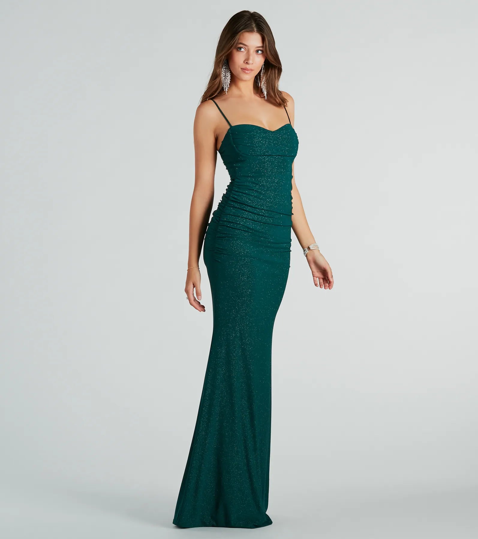 Premium Ayanna Glitter Mermaid Gown for Black Tie Events