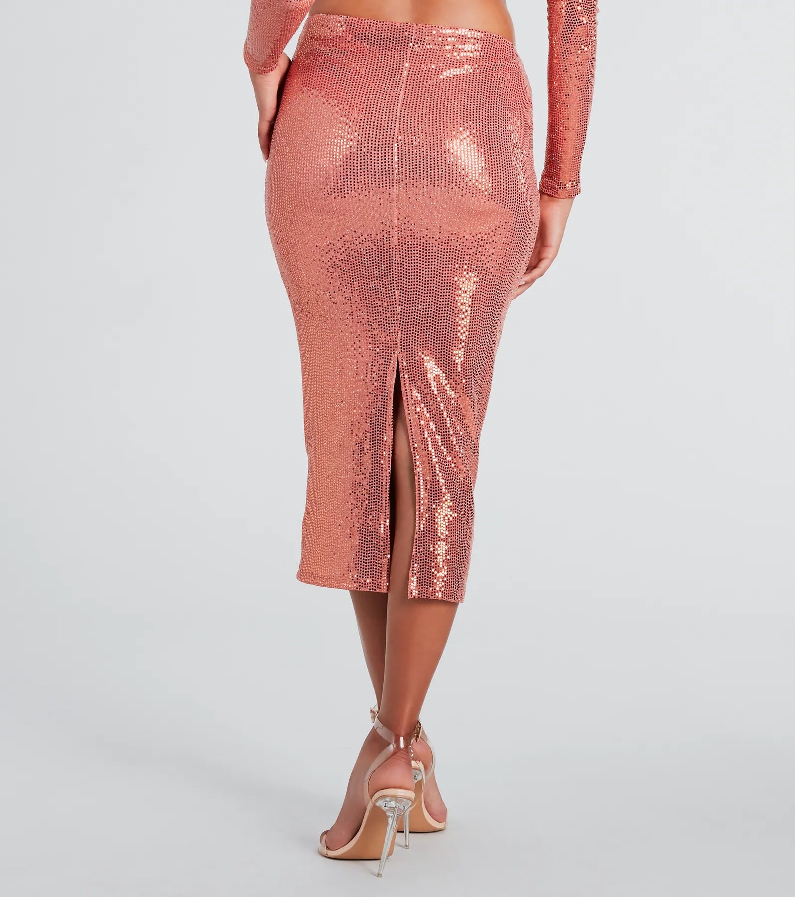 Ultimate Glam Sequin Midi Skirt