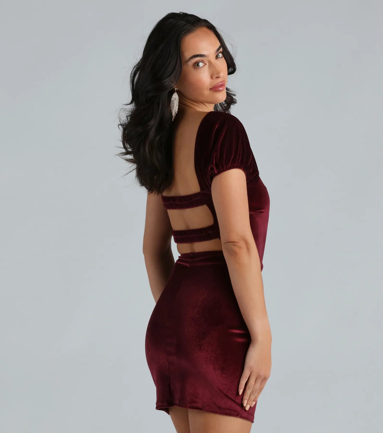 Premium Velvet Bodycon Mini Dress - Ultimate Luxe Look