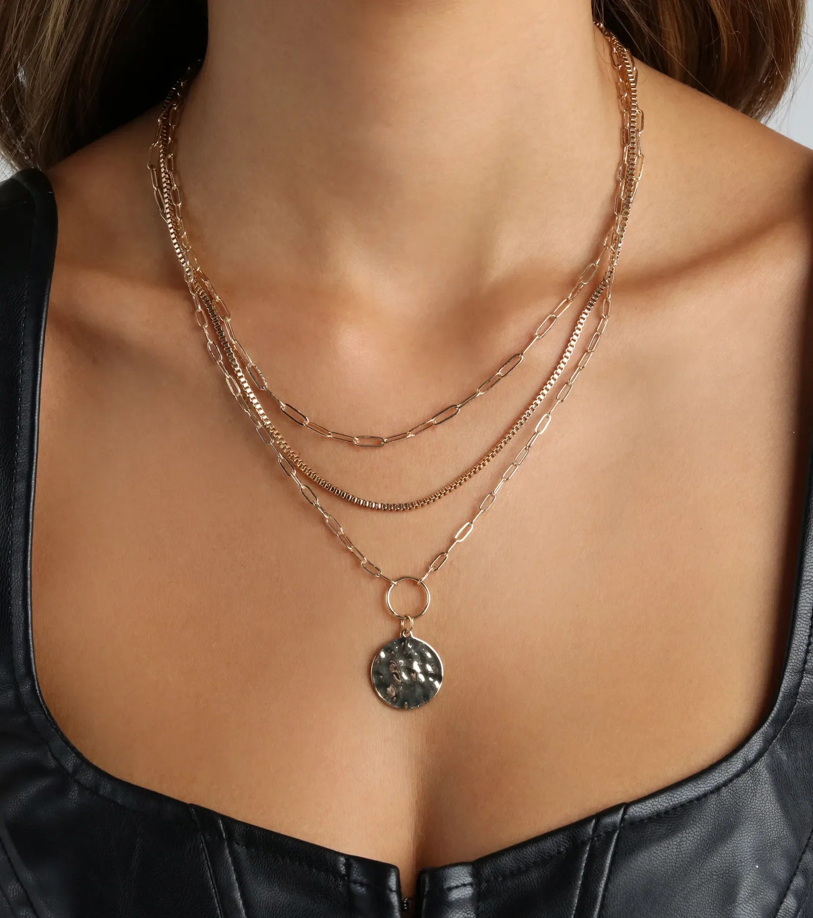 Premium Charmed By You Layered Chain Necklace - Ultimate Style Upgrade