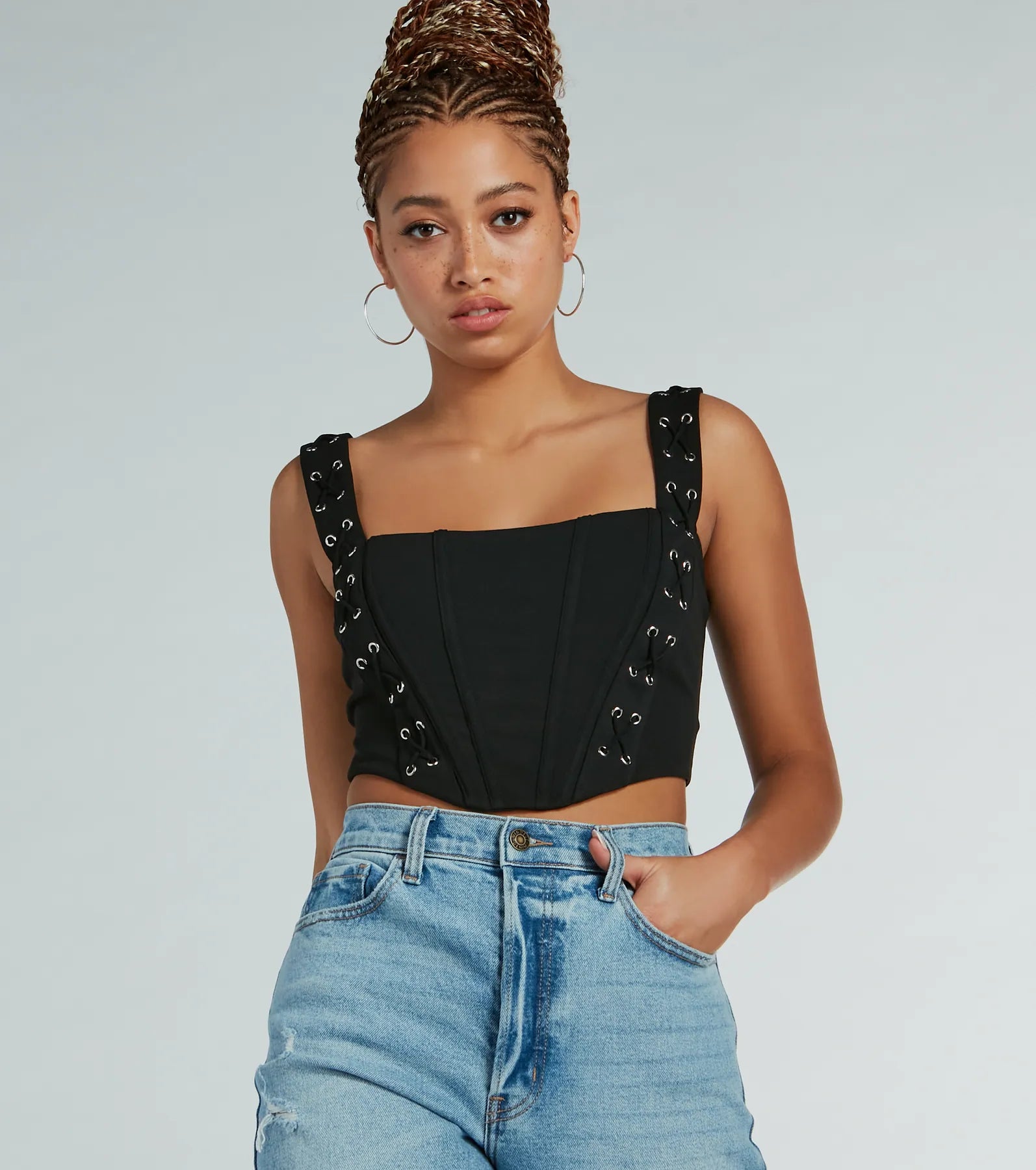 Ultimate Lace-Up Corset Top - Sultry & Structured