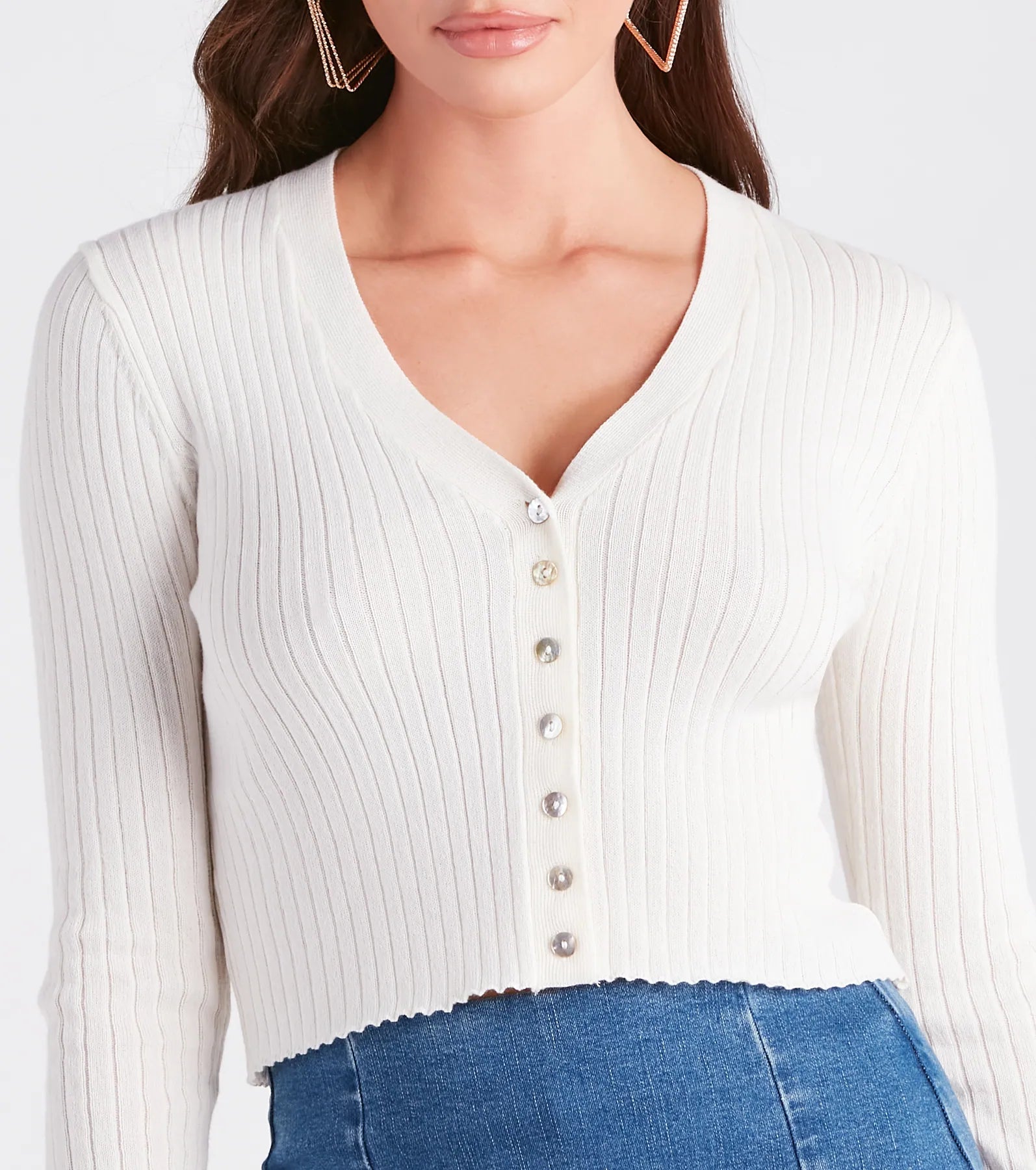 Ultimate Stretch Knit Crop Cardigan - Seasonal Essential