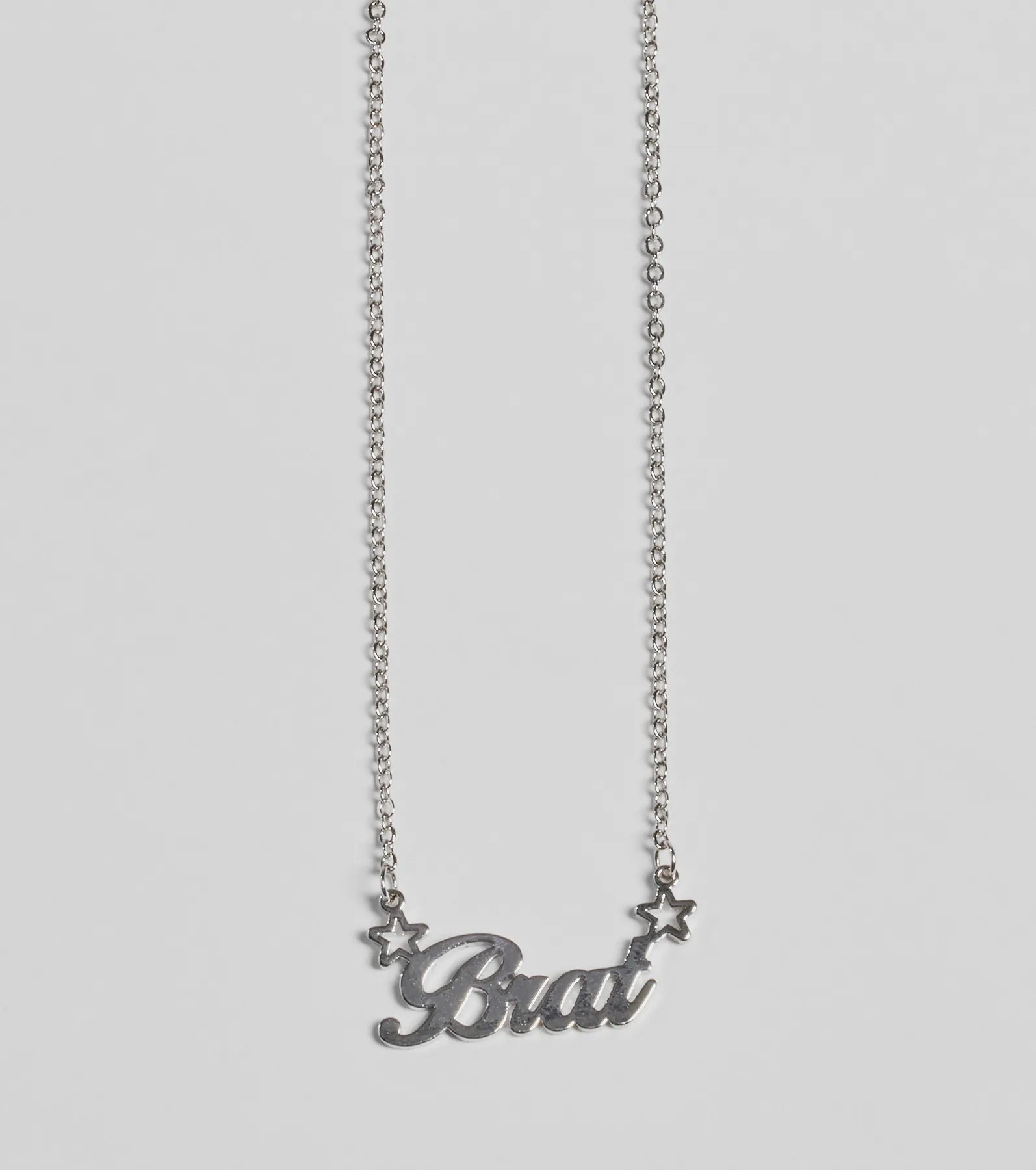 Premium Brat Script Dainty Chain Necklace - Ultimate Style Upgrade