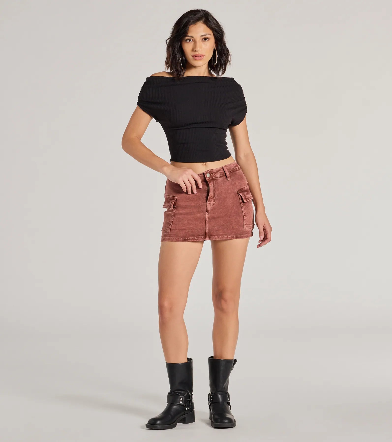 Ultimate Elevated Fave One-Shoulder Crop Top