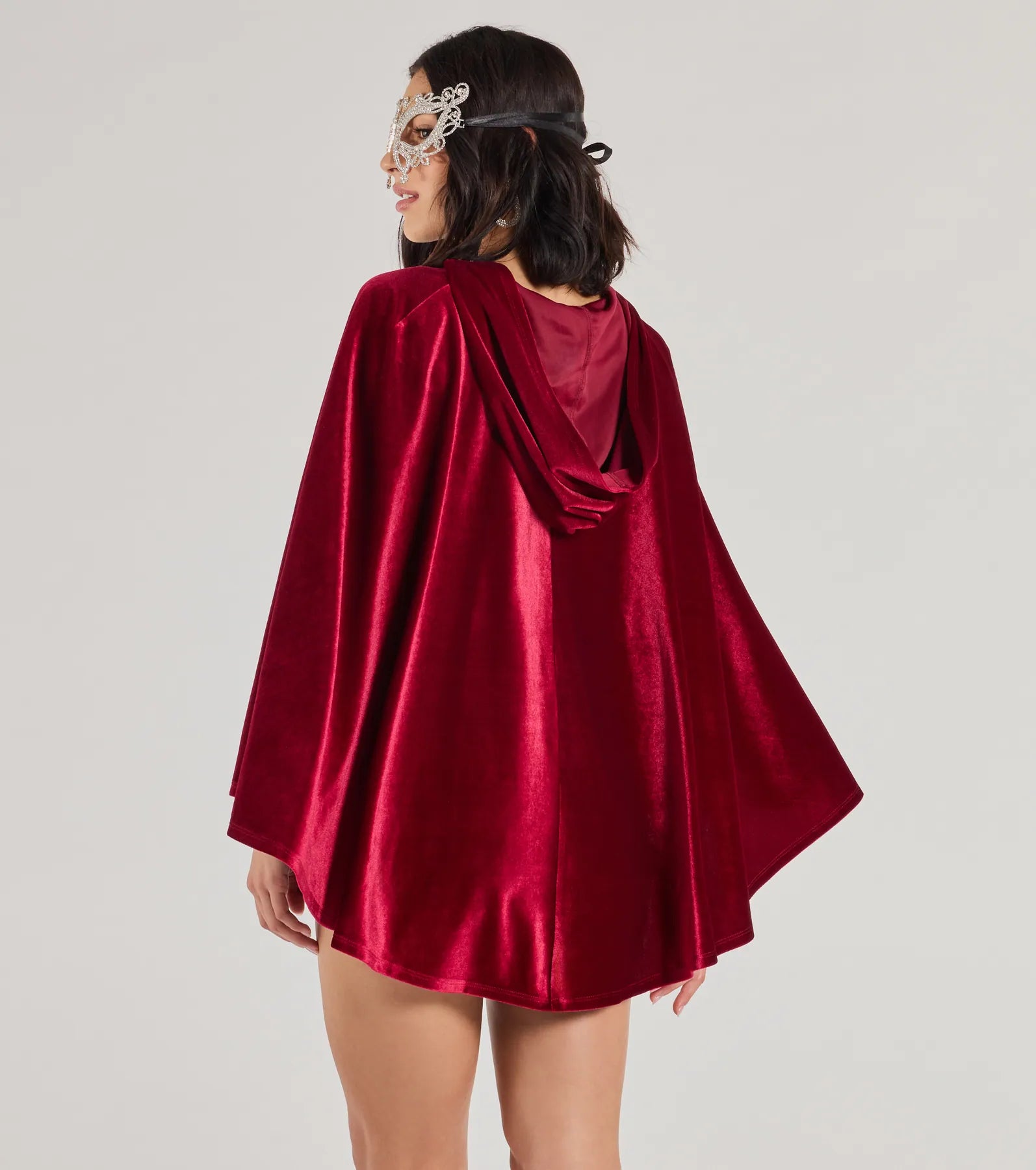 Ultimate Velvet Hooded Cape - Spooky & Sultry Style