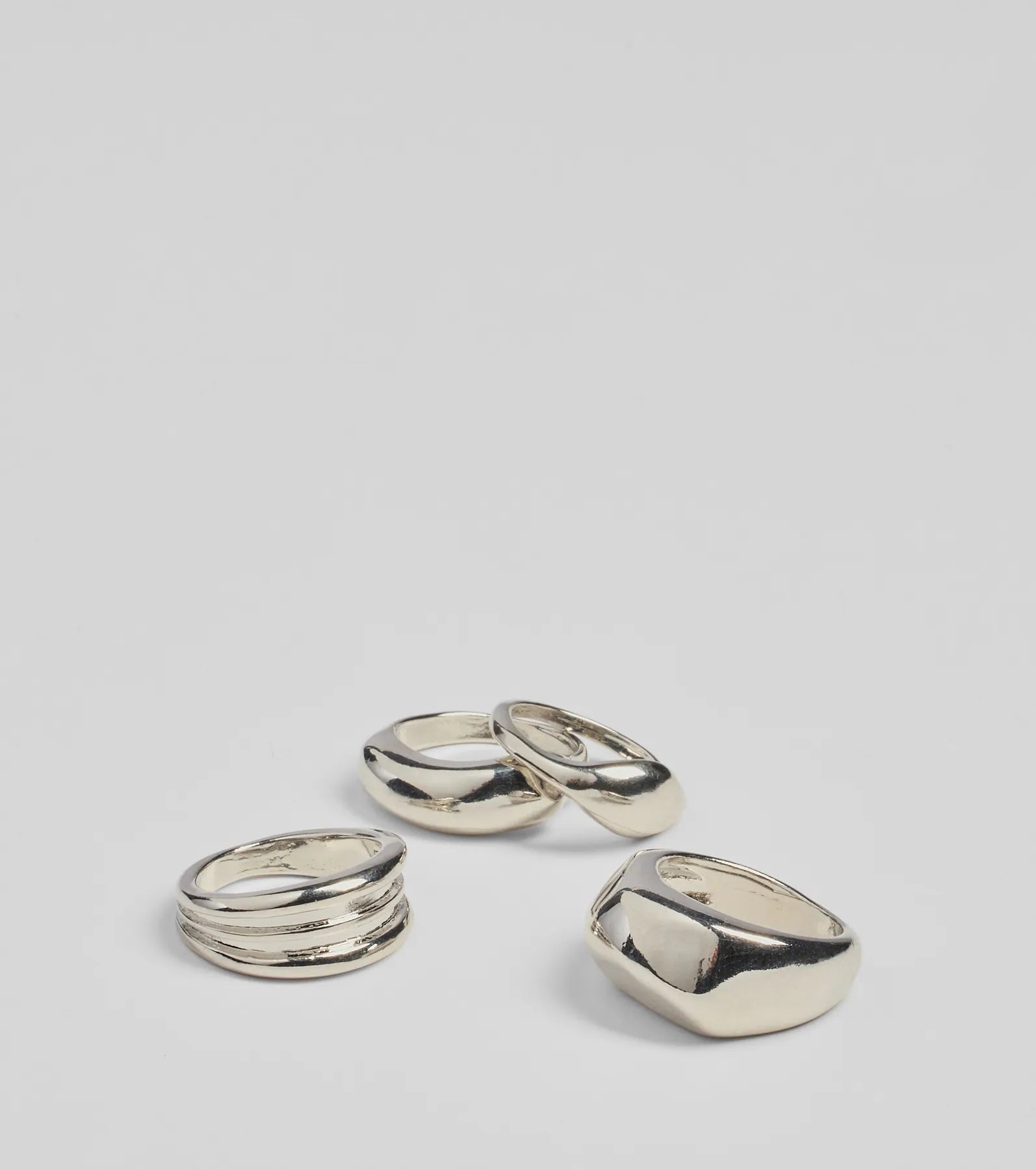 Ultimate Statement Multi Ring Set - Bold & Geometric