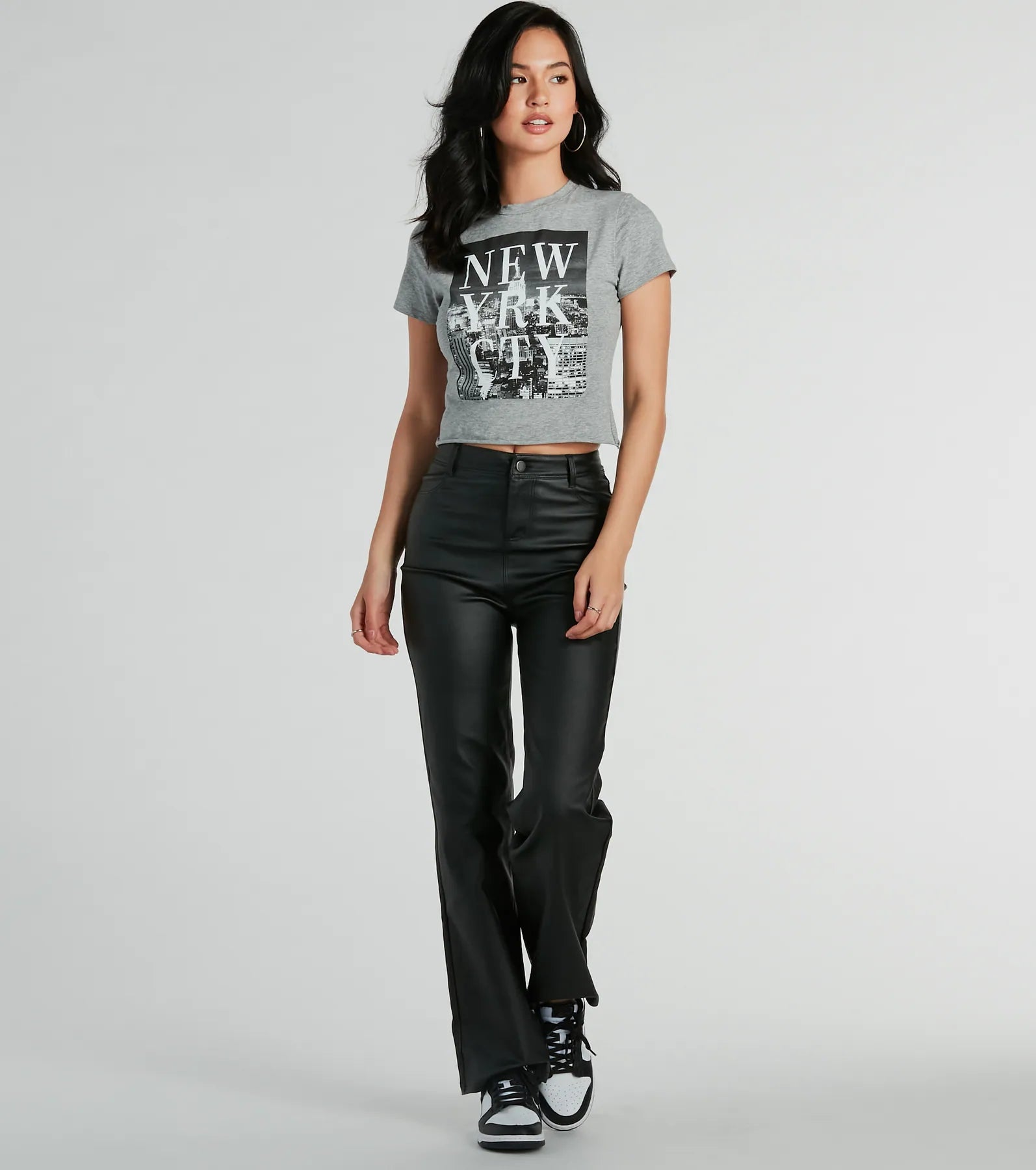 Premium NYC Graphic Cropped Tee - Ultimate Urban Style