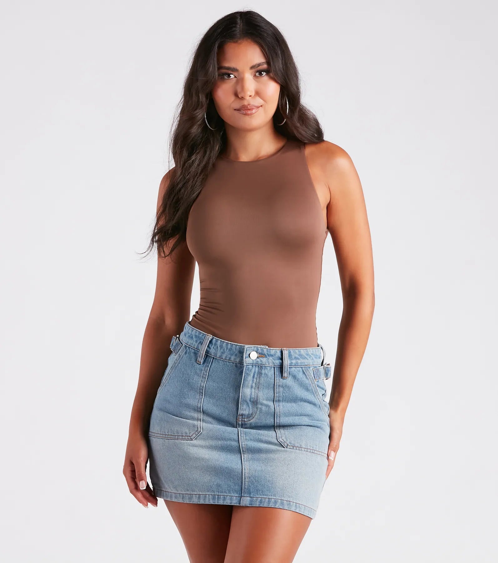 Ultimate Smooth Knit Tank Bodysuit - Upgrade Your Everyday Style