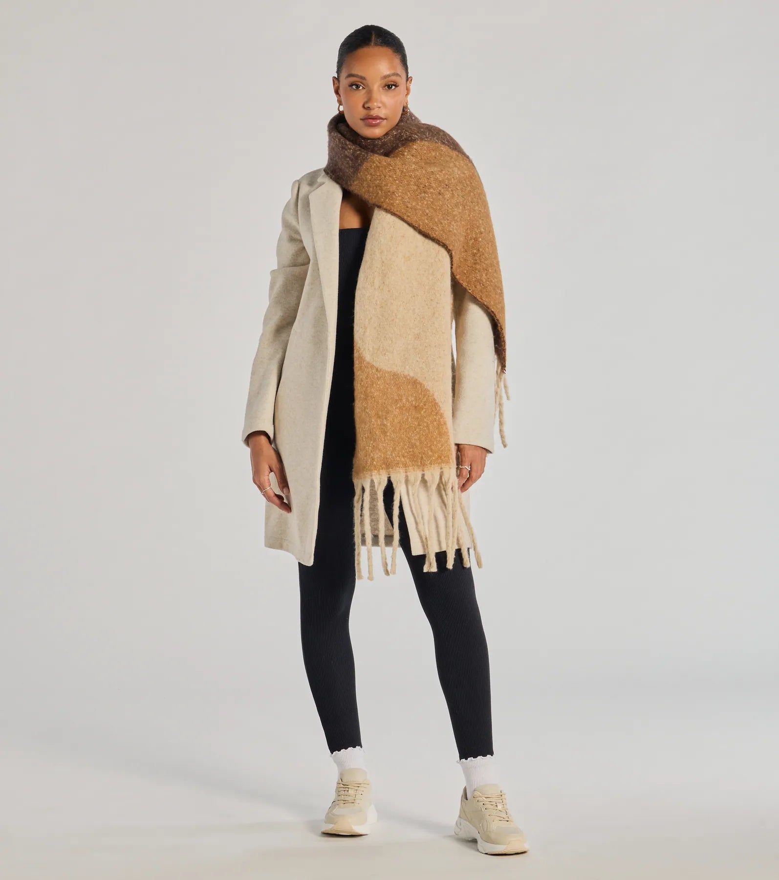 Premium Abstract Appeal Oversized Blanket Scarf