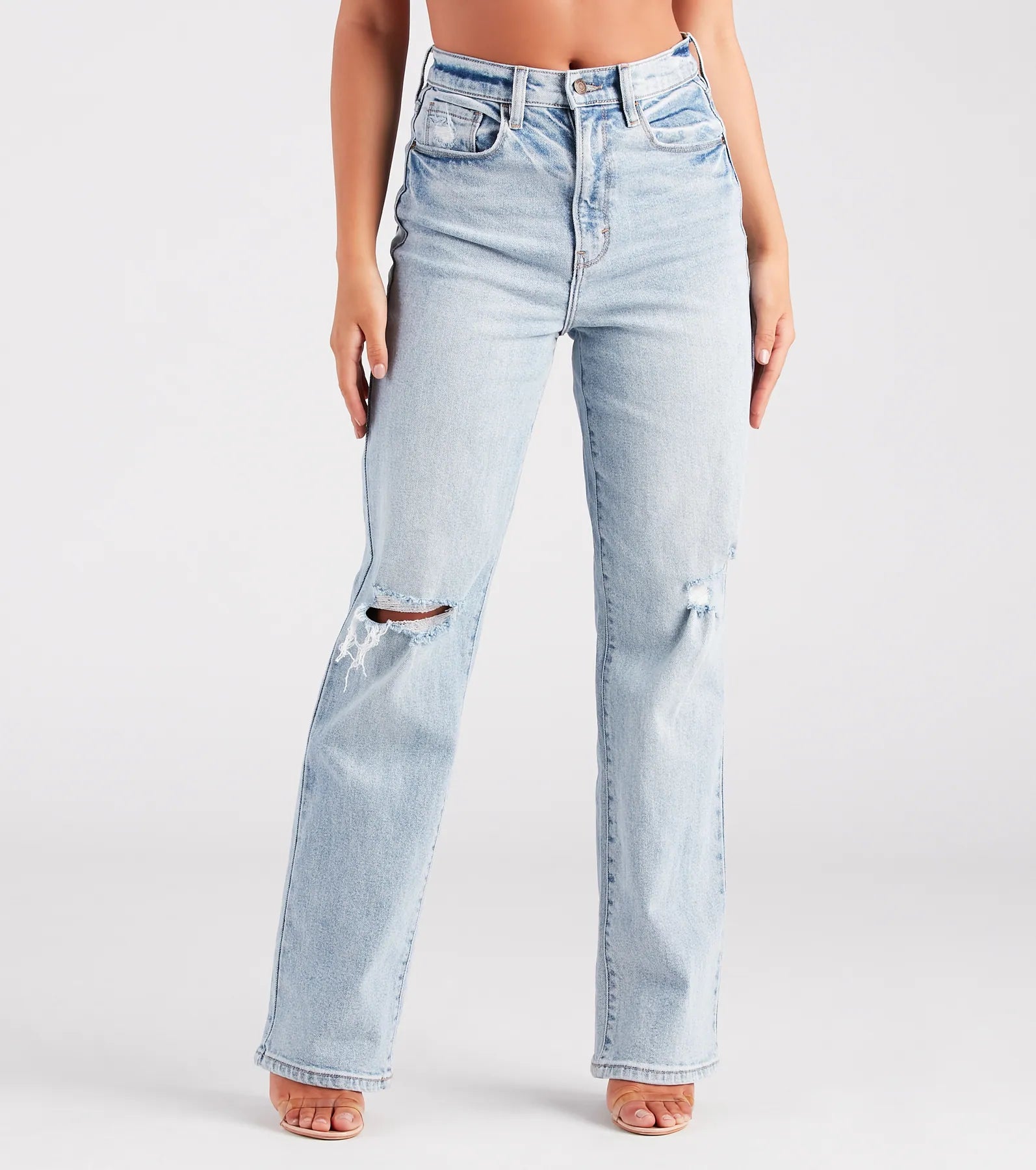 Premium Total Mood High-Rise Boyfriend Jeans - Ultimate Comfort & Style