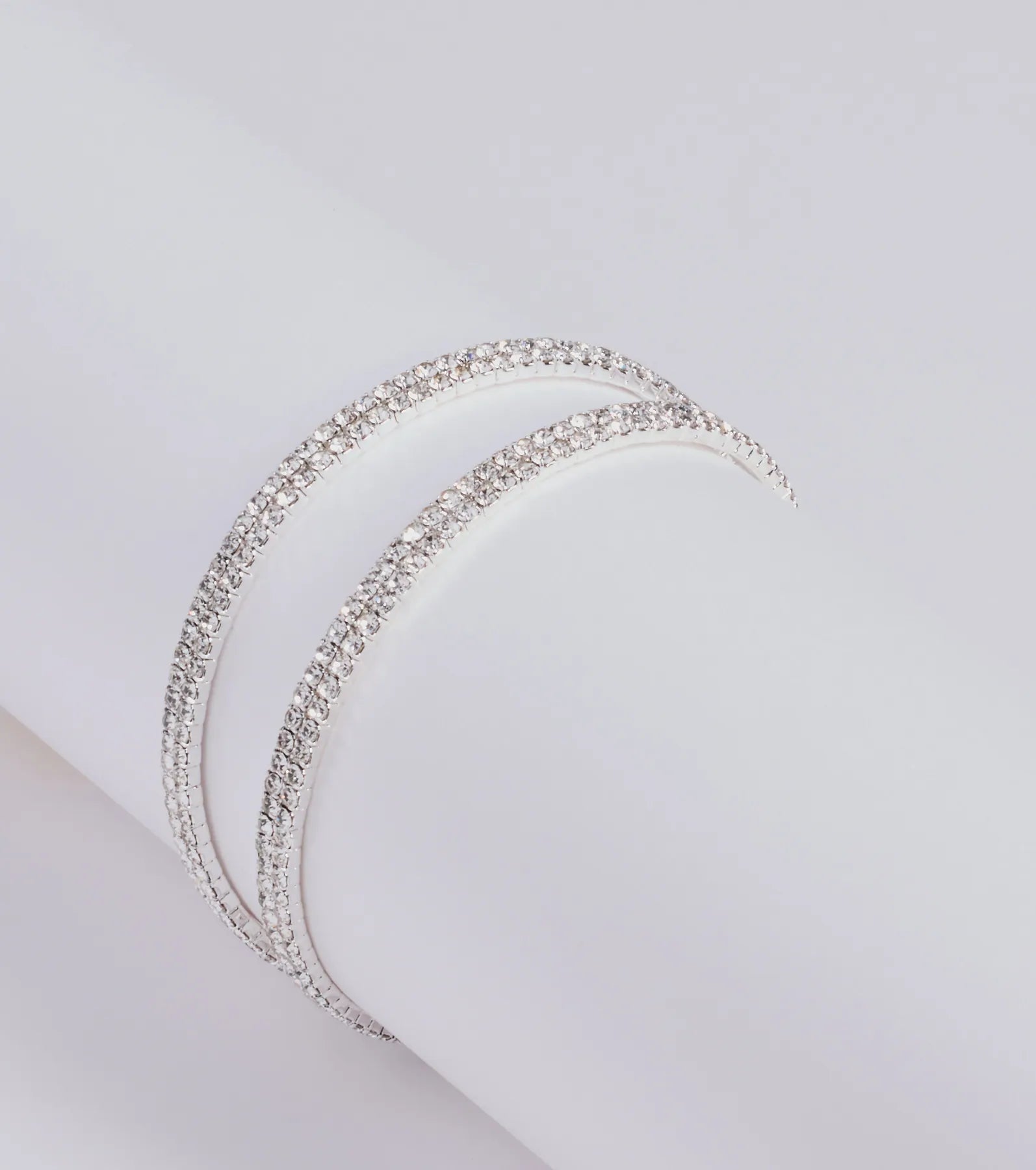 Ultimate Luxe Rhinestone Memory Wire Bracelet