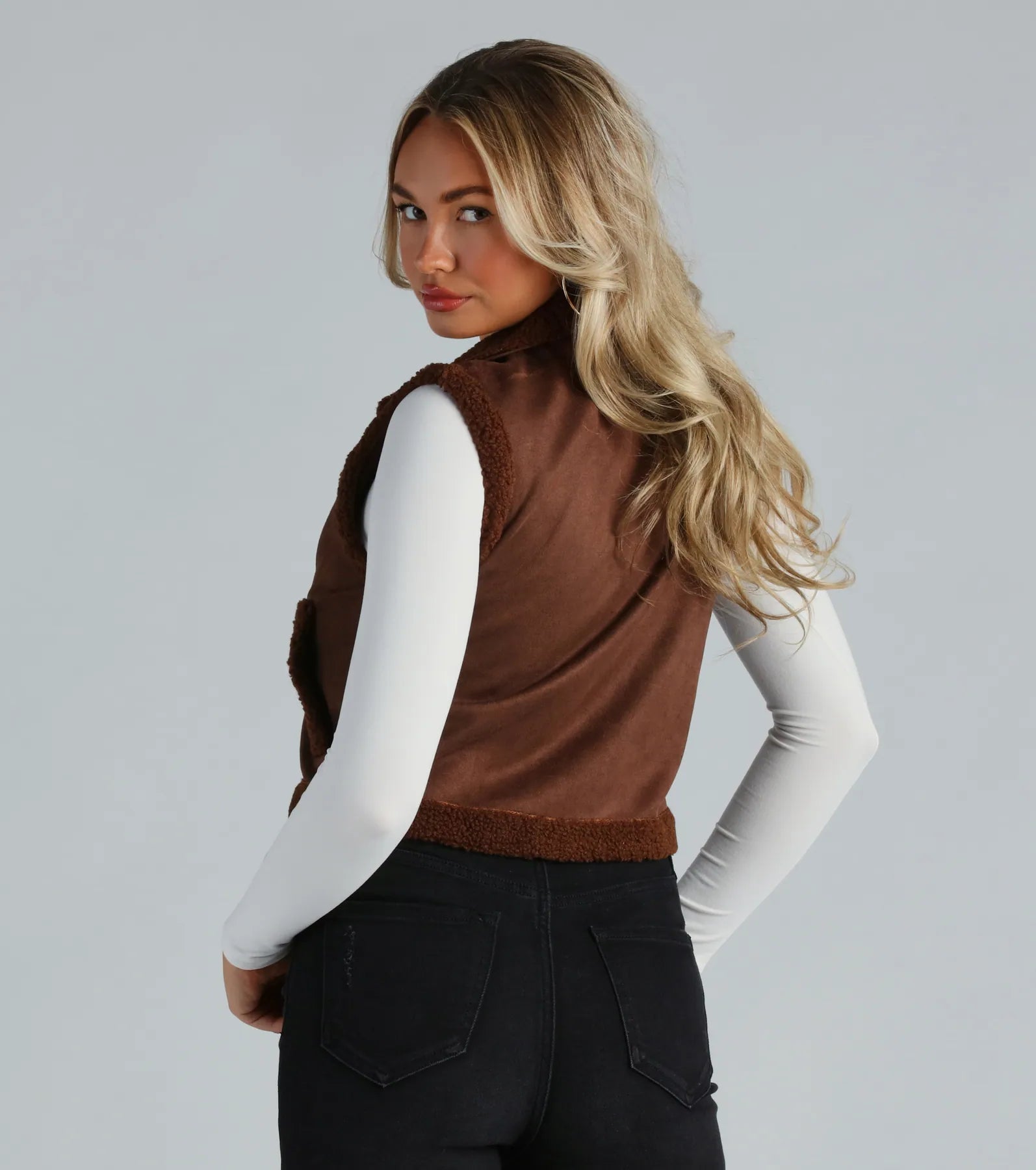 Premium Cozy Faux Sherpa Vest - Ultimate Fall Staple