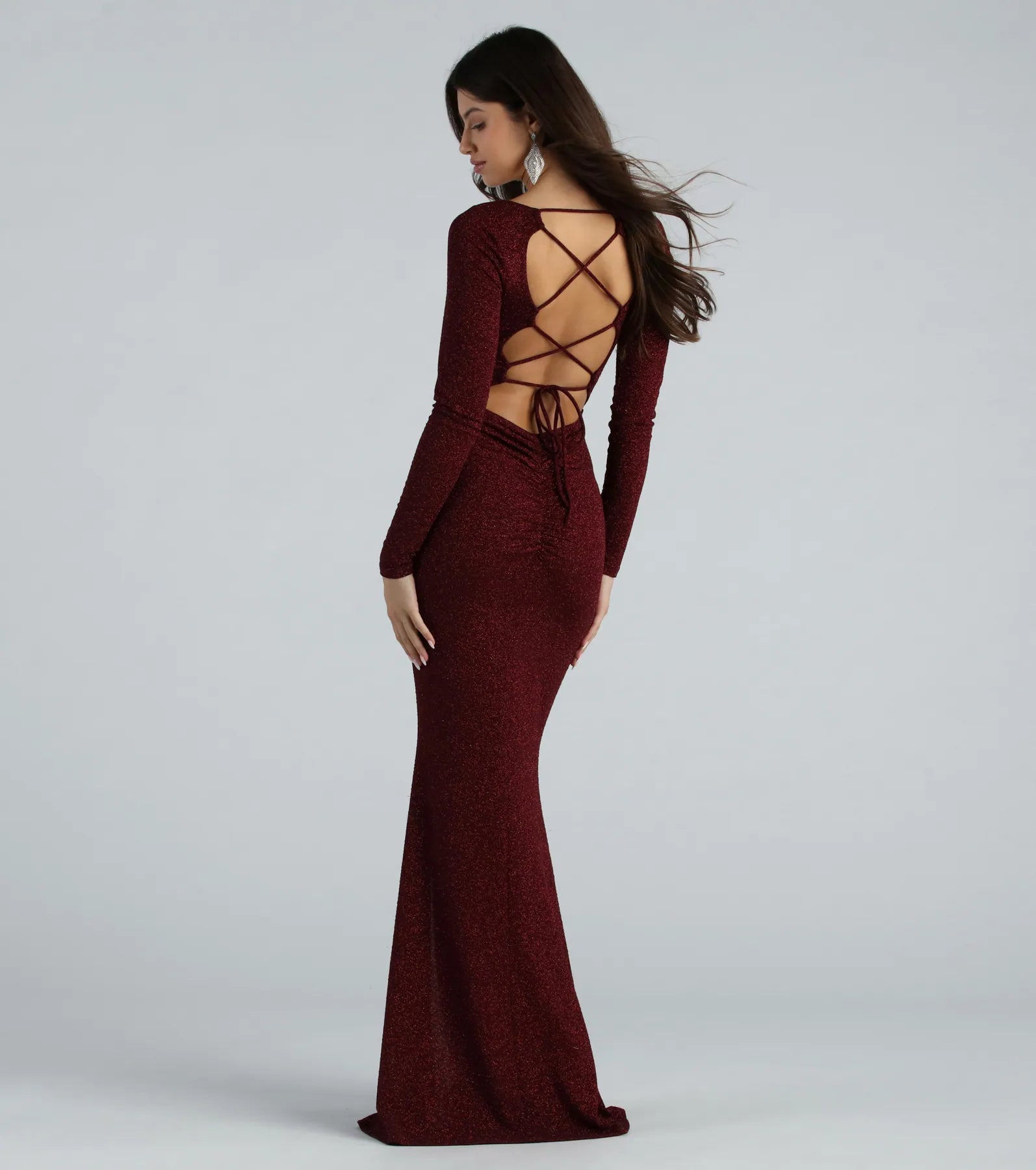 Ultimate Annie Glitter Mermaid Gown - Premium Formal Wear