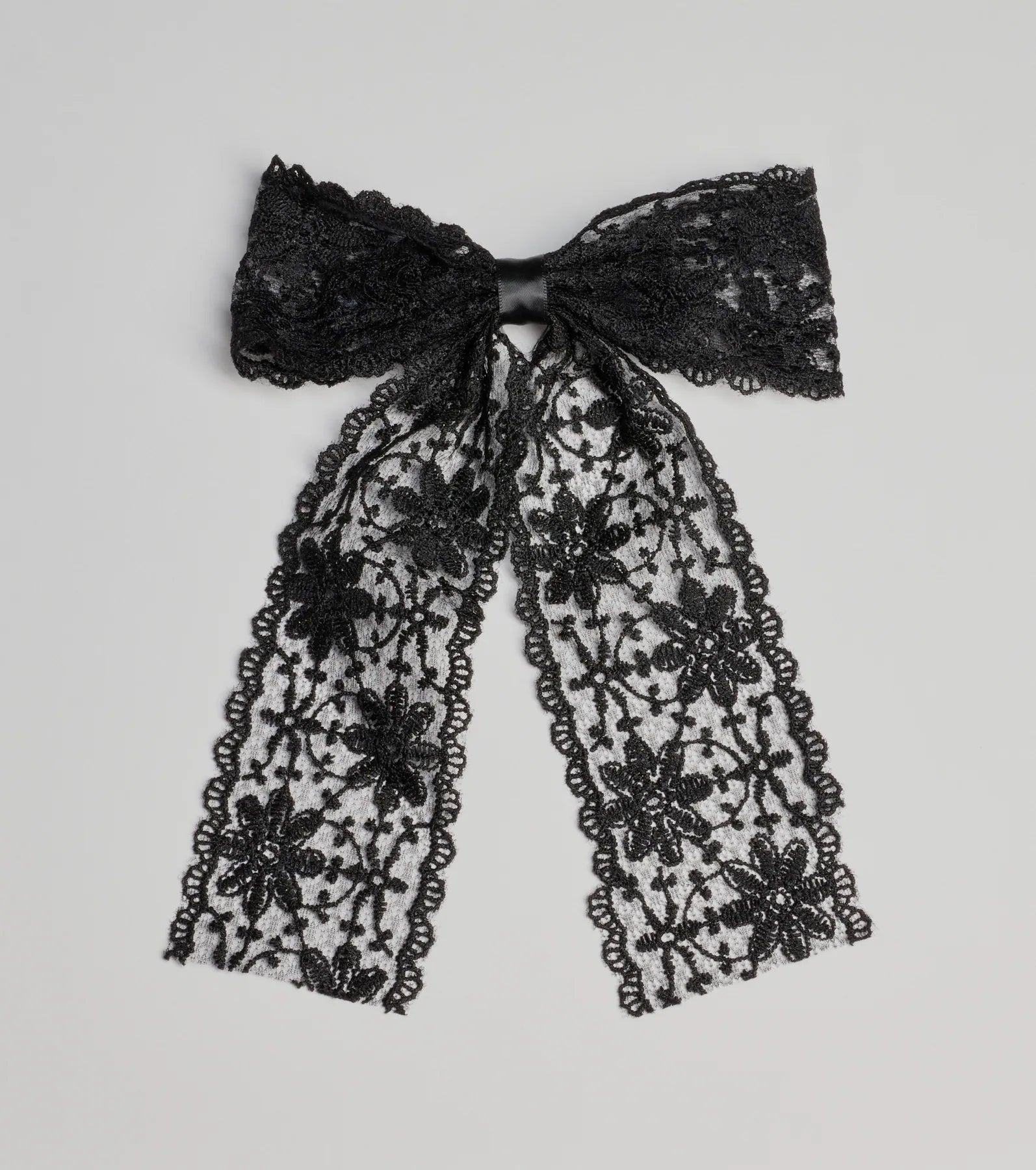 Premium Floral Lace Hair Bow Barrette - Ultimate Style Upgrade