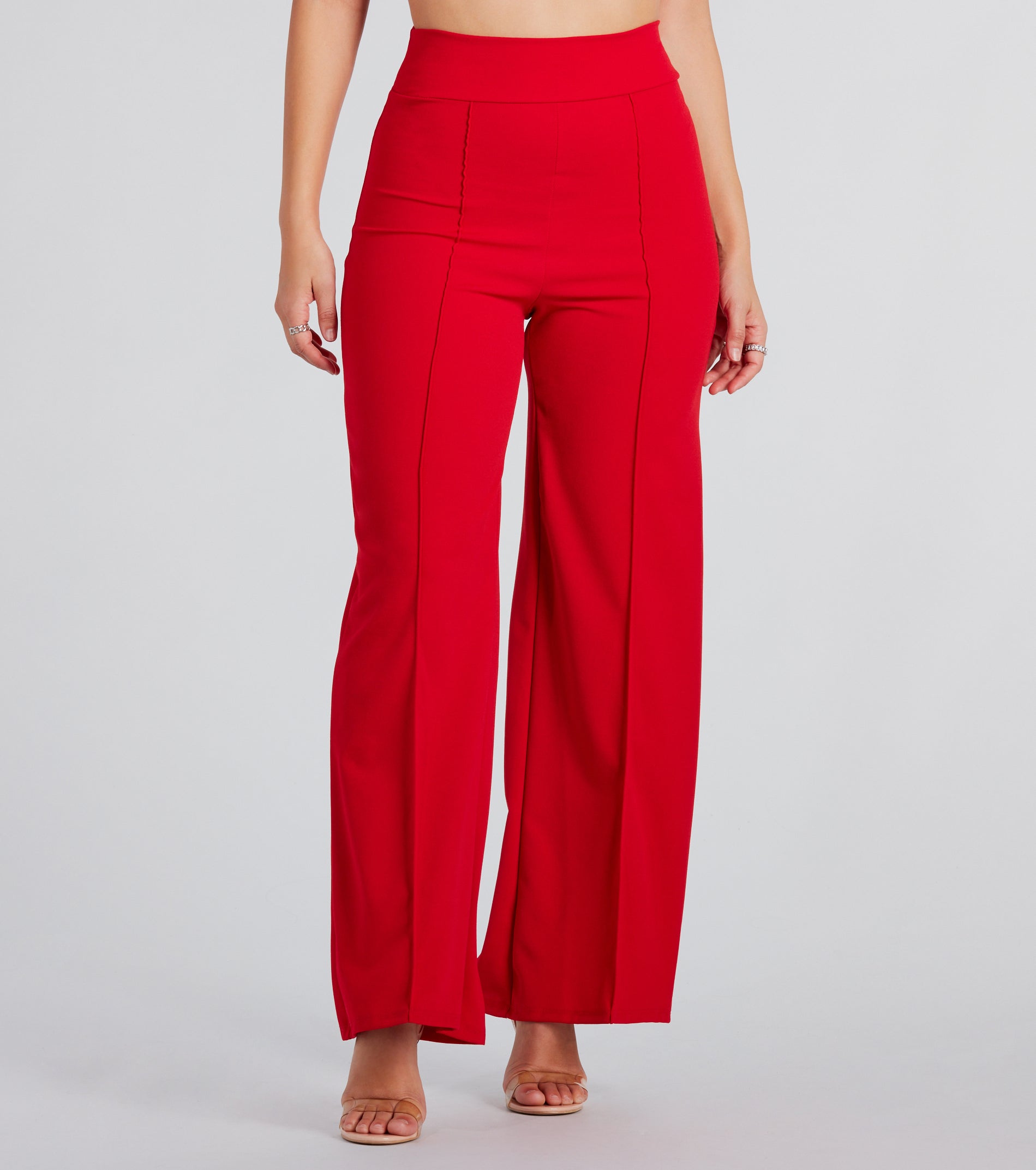 Ultimate Chic High Waist Wide-Leg Pants - Premium Office to Evening Style