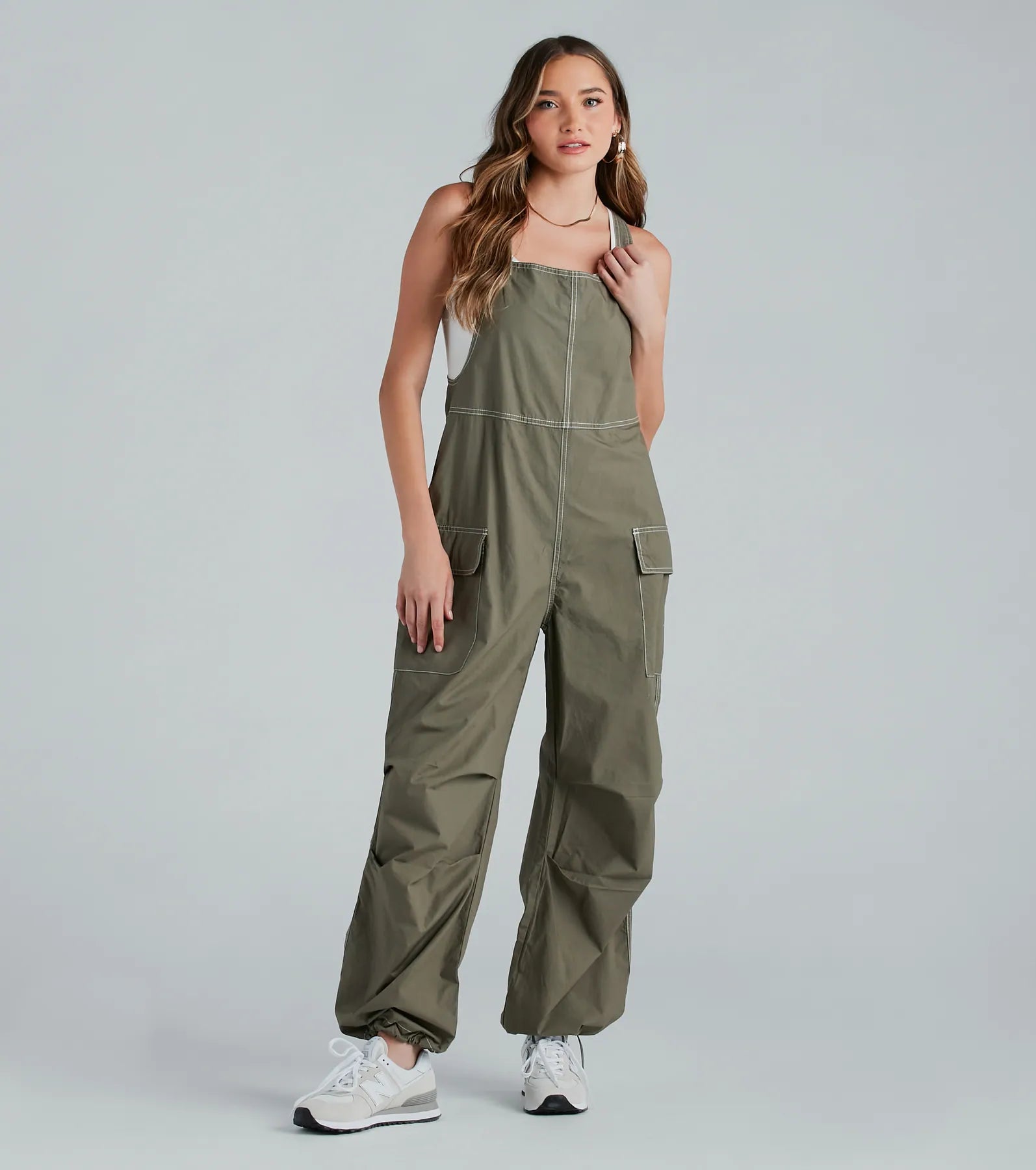 Ultimate Effortless Parachute Cargo Overalls - Premium Cotton Style