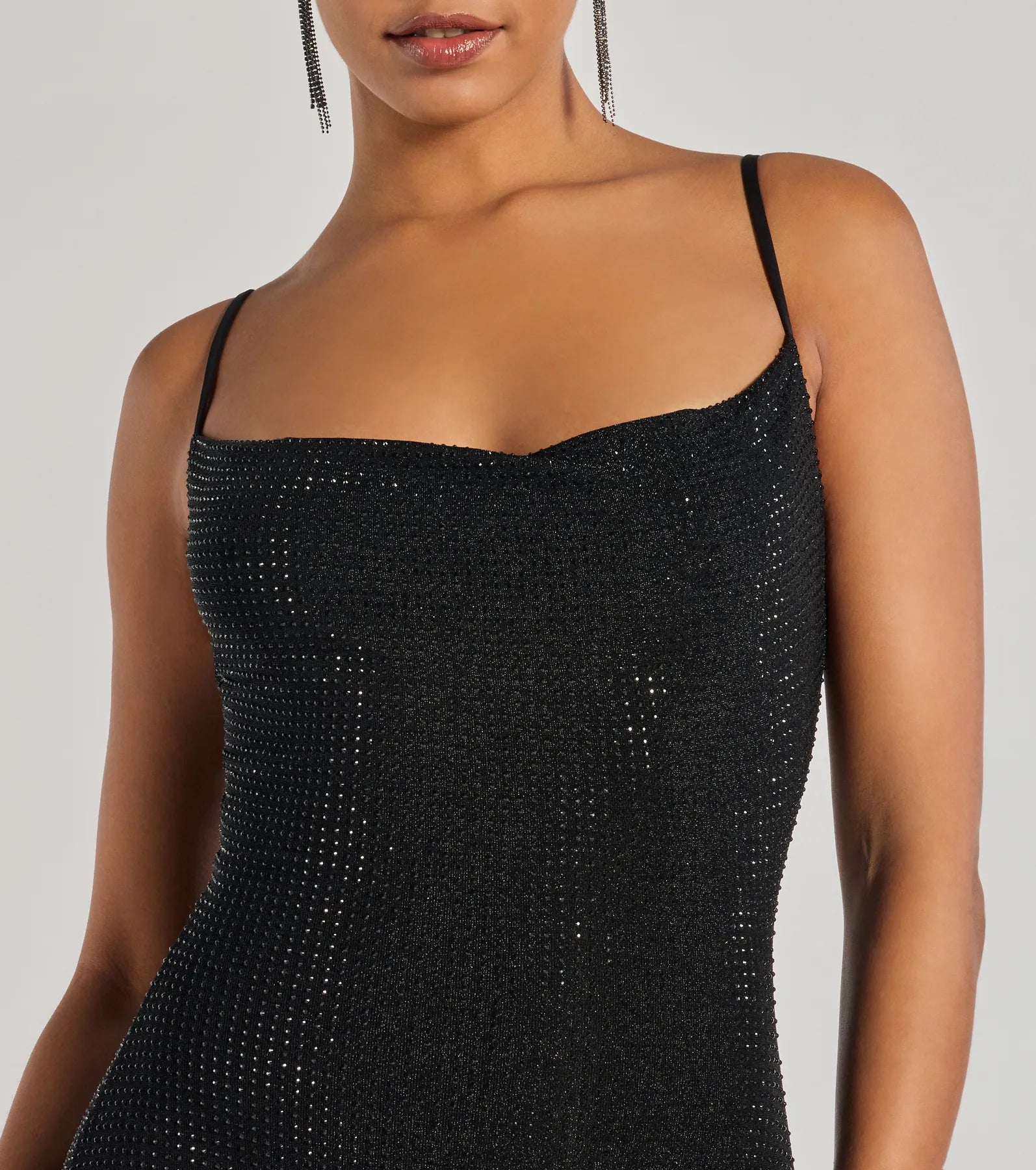 Ultimate Glam Paige Rhinestone Bodycon Dress