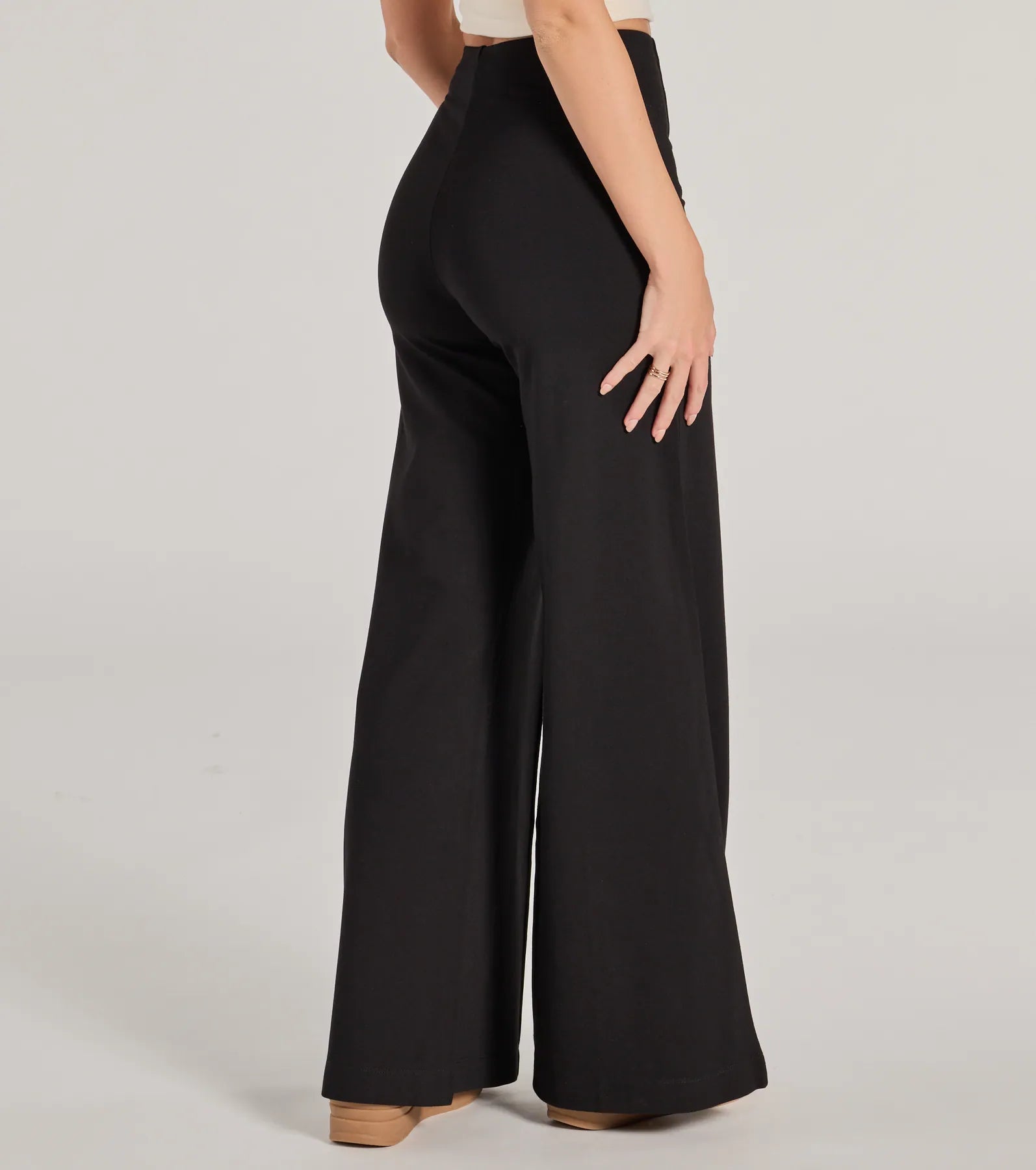 Premium Wide-Leg Ponte Pants: Ultimate Comfort & Style