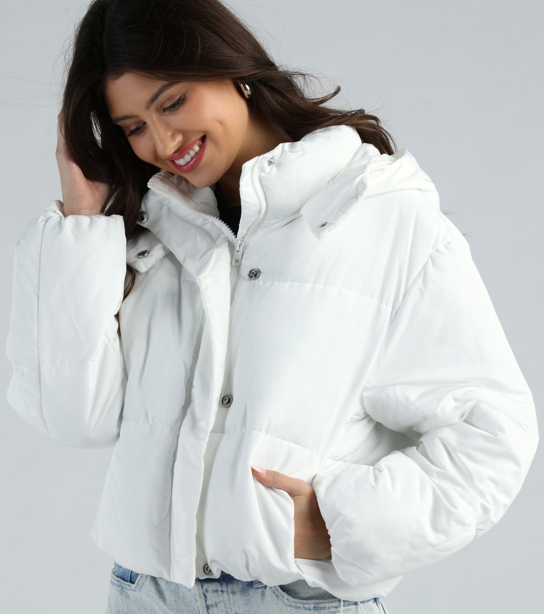 Premium Cold Times Hoodie Puffer Jacket - Ultimate Winter Style