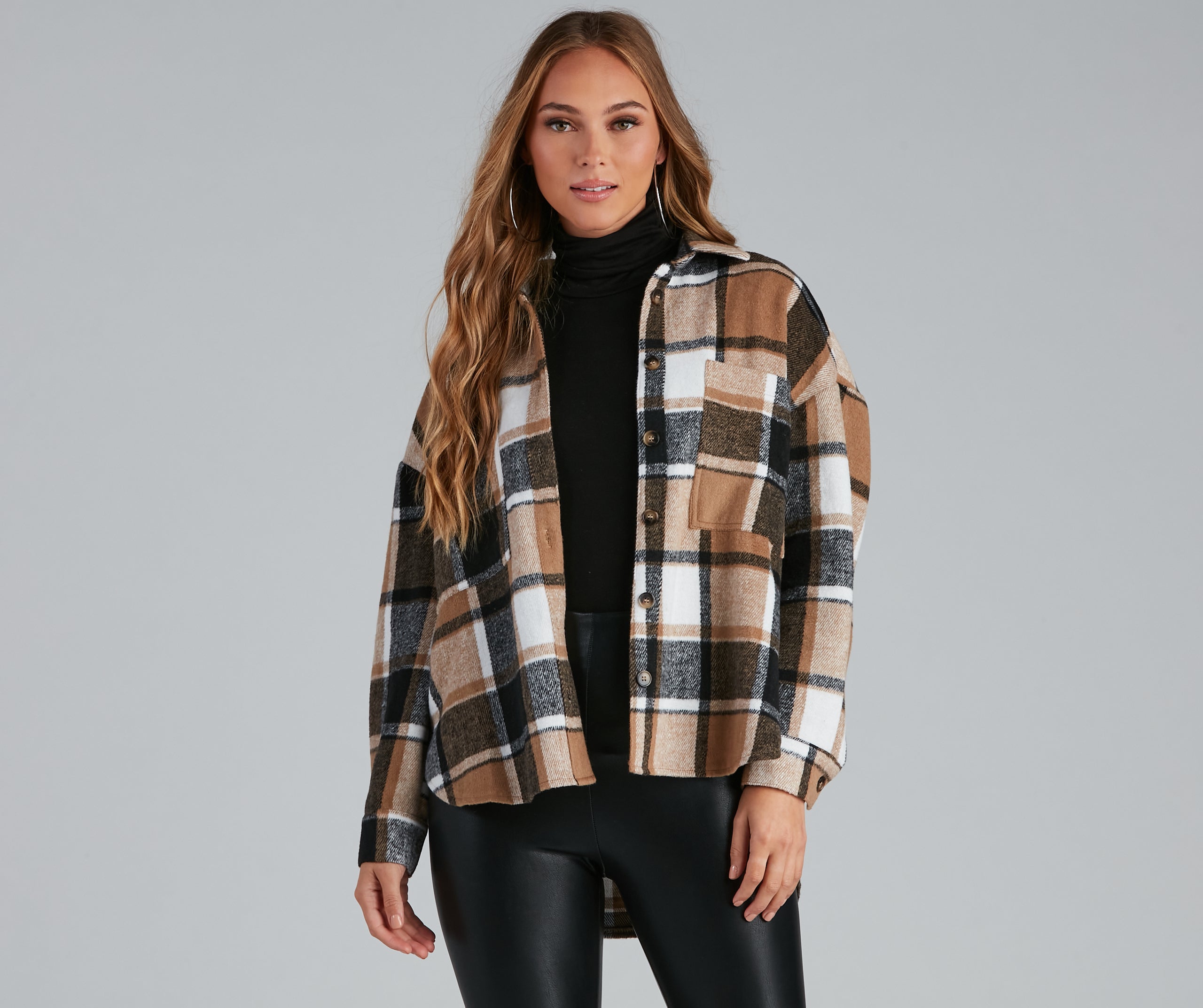 Premium Plaid Shacket - Ultimate Casual Style