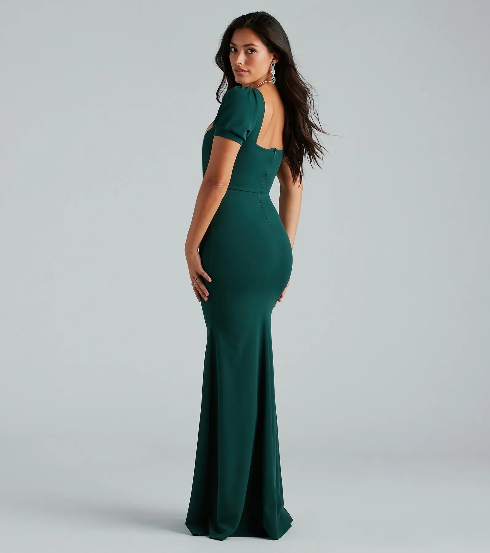 Ultimate Marcie Crepe Mermaid Gown – Premium Formal Dress