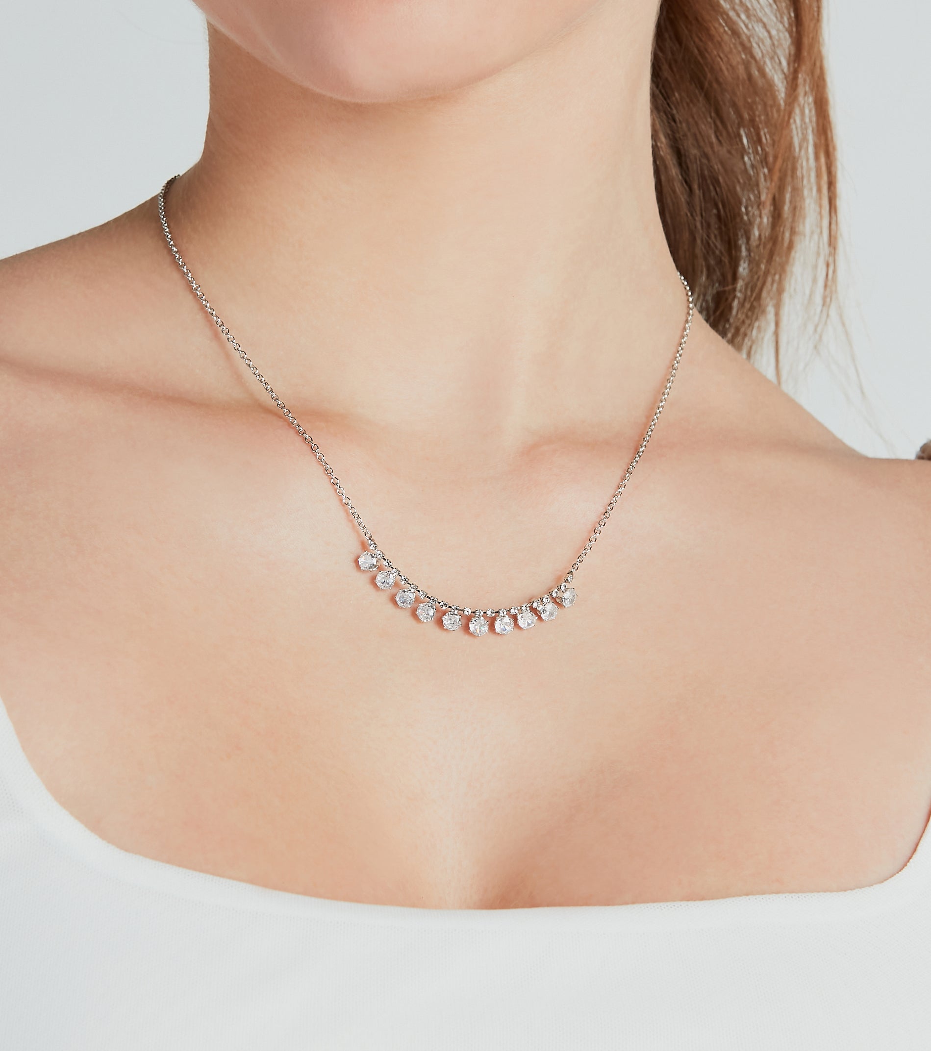 Ultimate Luxe Dainty Cubic Zirconia Necklace - Sparkle in Style