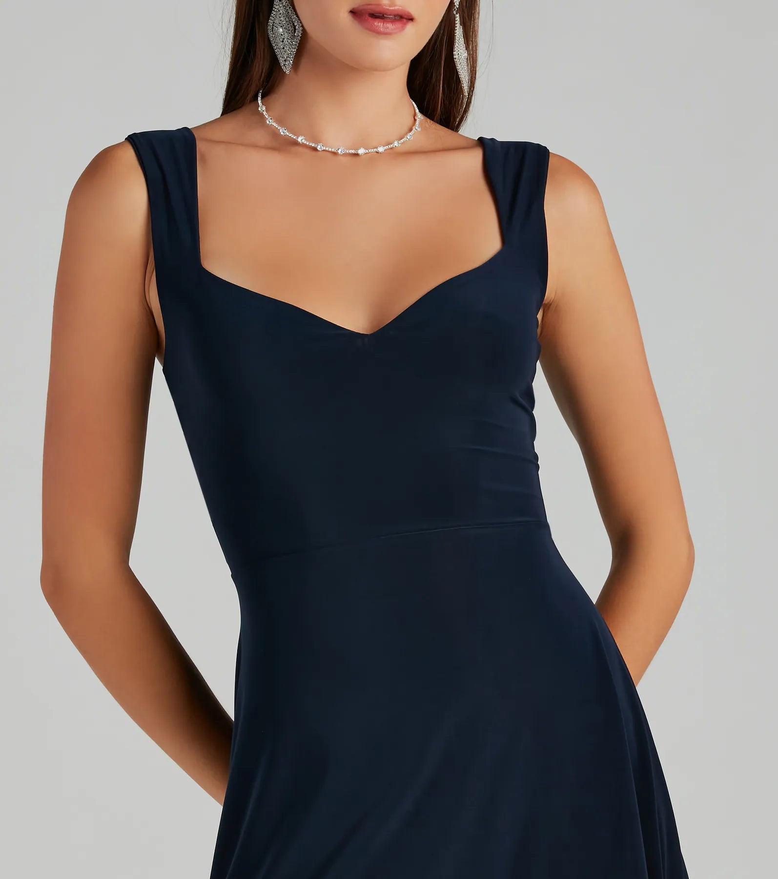 Ultimate Flare V-Neck Skater Dress - Premium Fit & Style