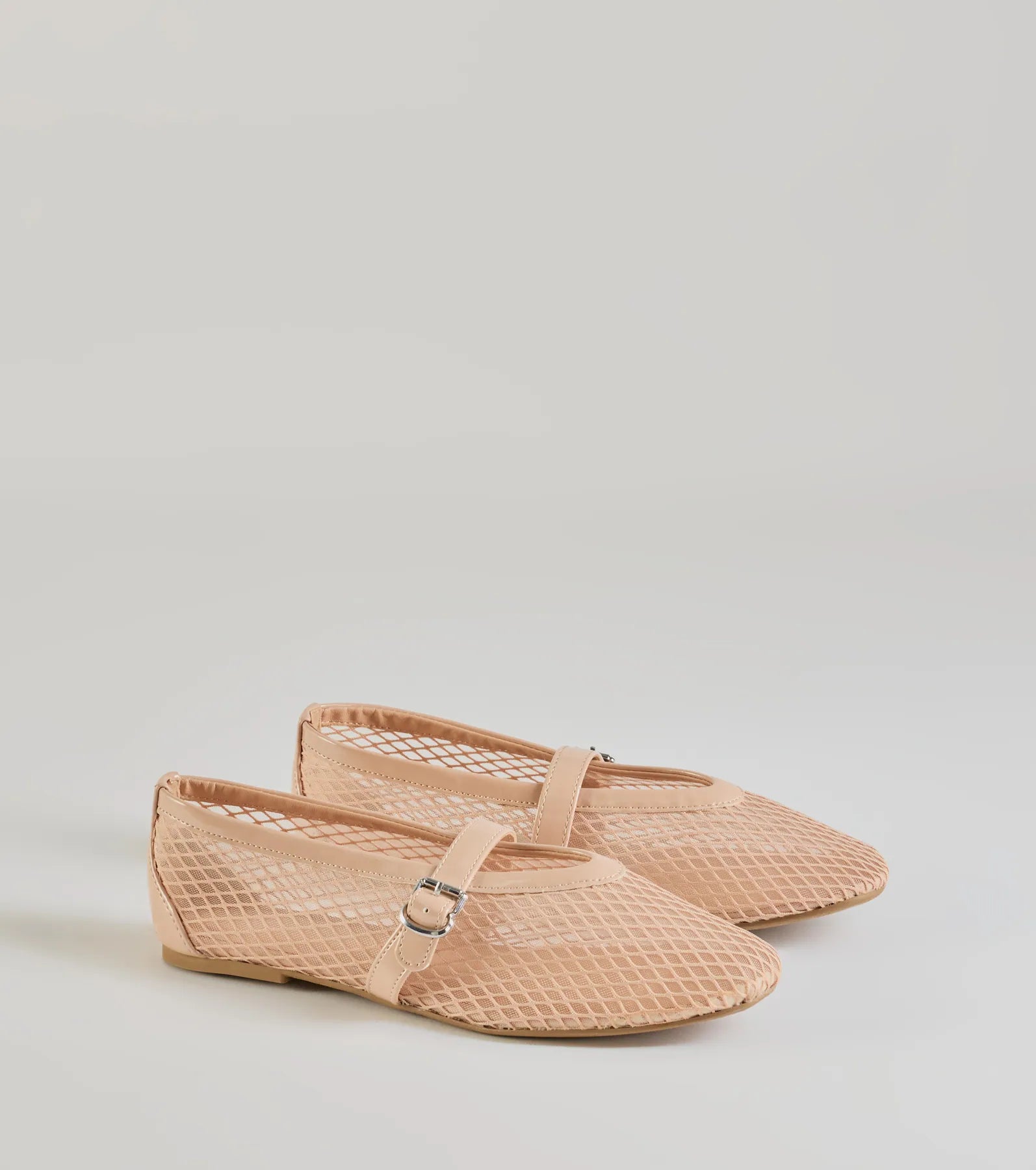 Ultimate It-Girl Fishnet Ballet Flats - Premium Style & Comfort