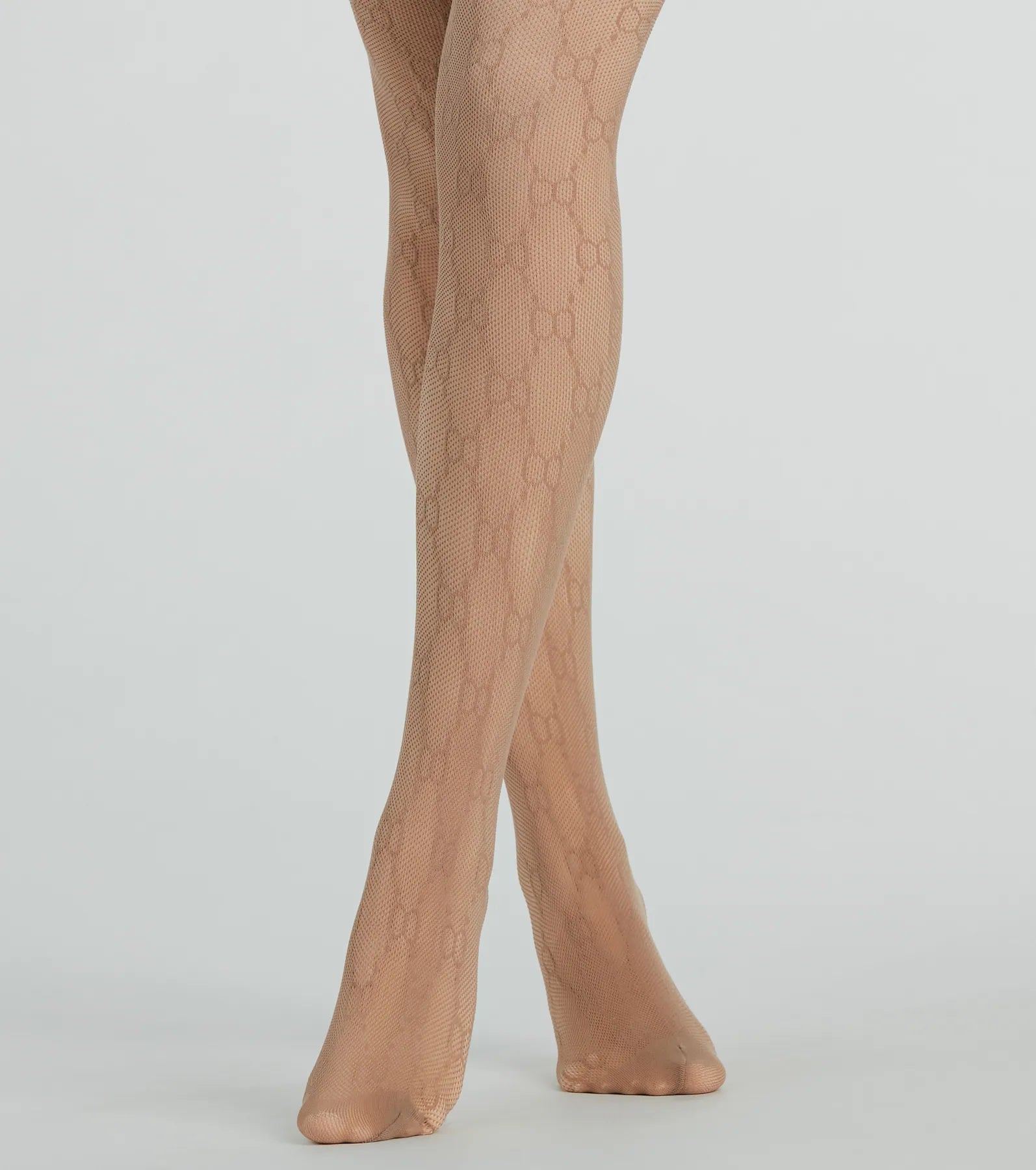 Premium Allure Faux Sheer O-Ring Tights - Ultimate Style Upgrade