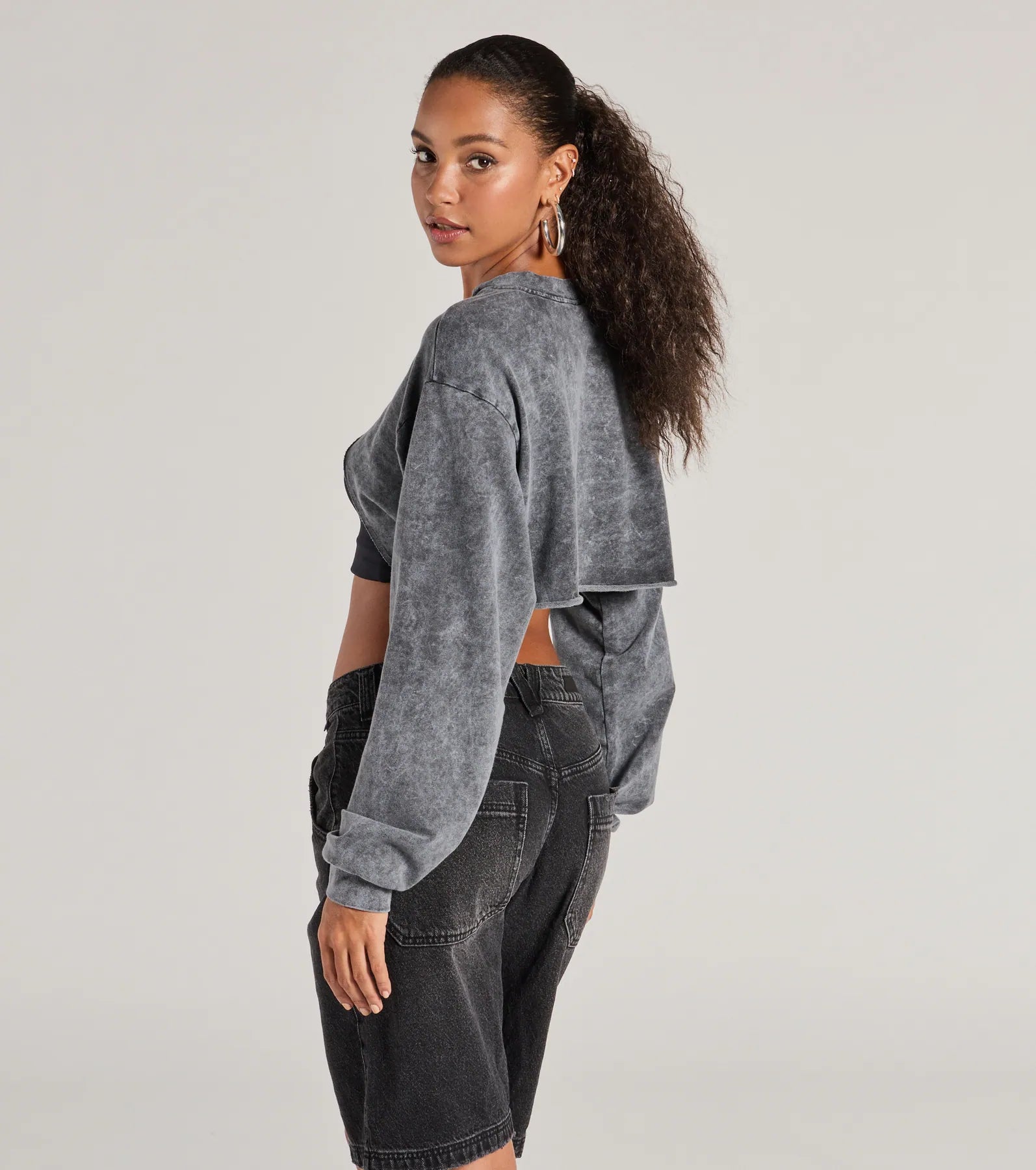Ultimate Comfy Cozy Washed Knit Pull-Over Topper