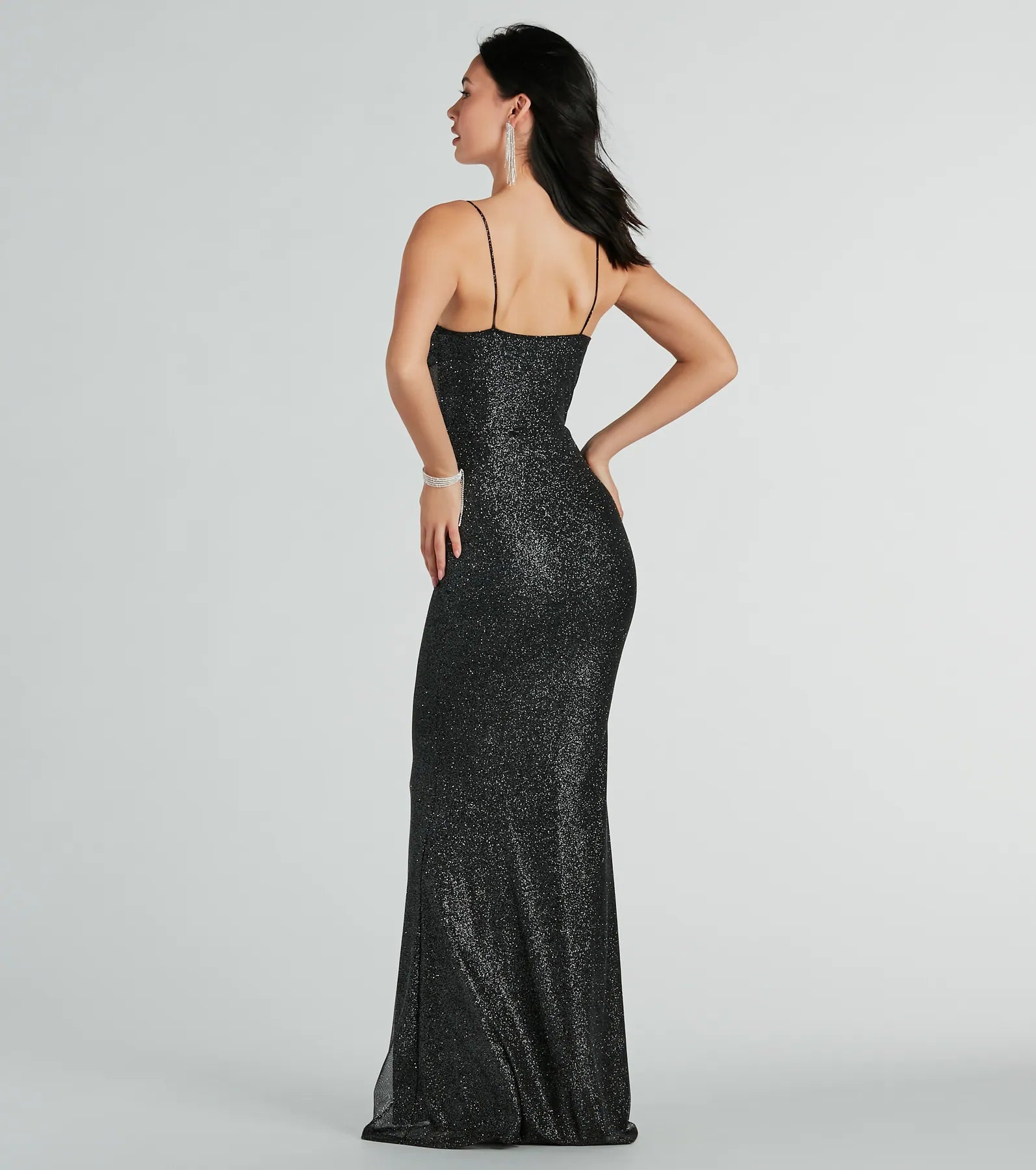 Ultimate Maryam Glitter Mermaid Evening Gown