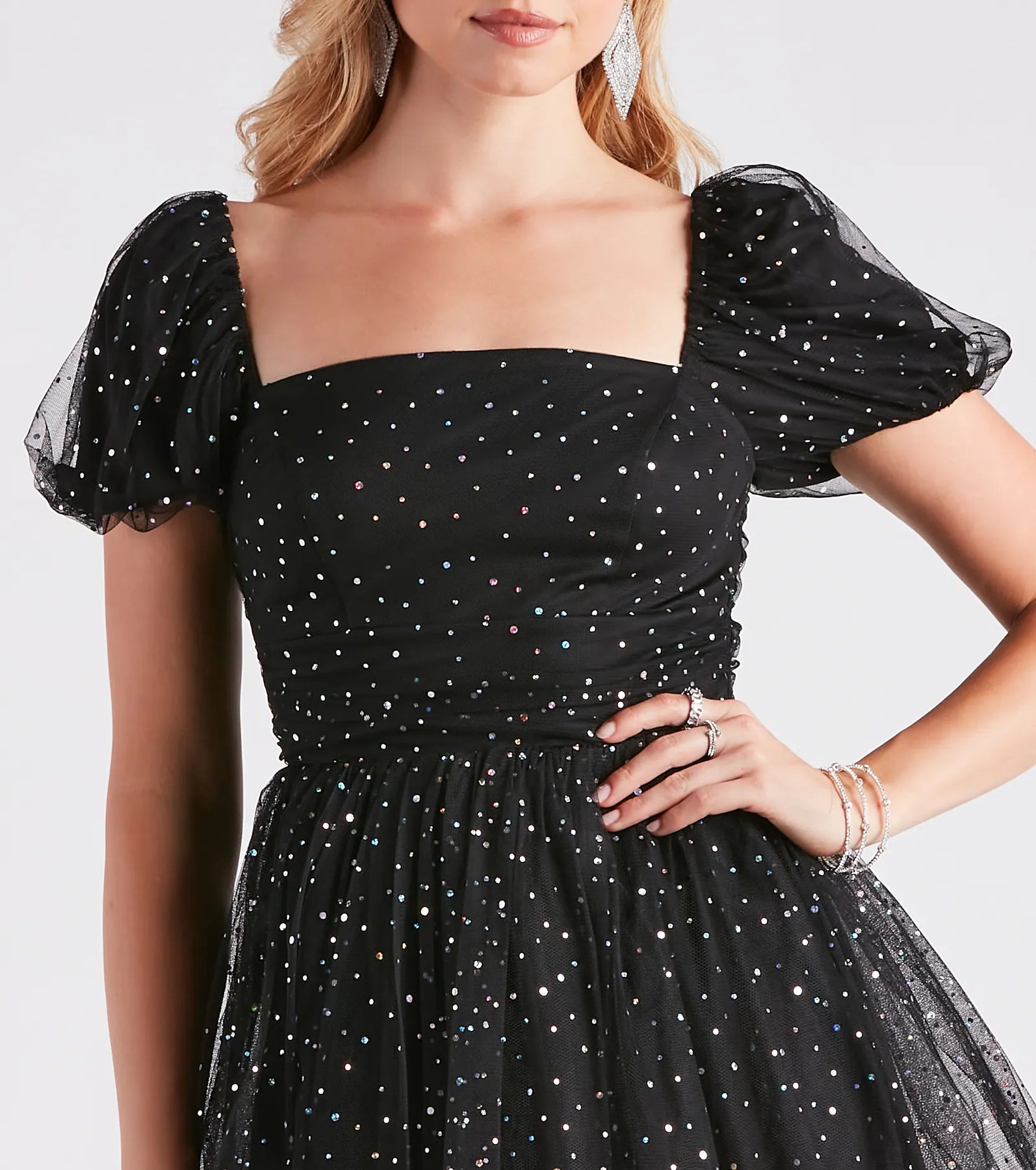 Ultimate Lillian Sequin Tulle Party Dress - Glam & Flirty