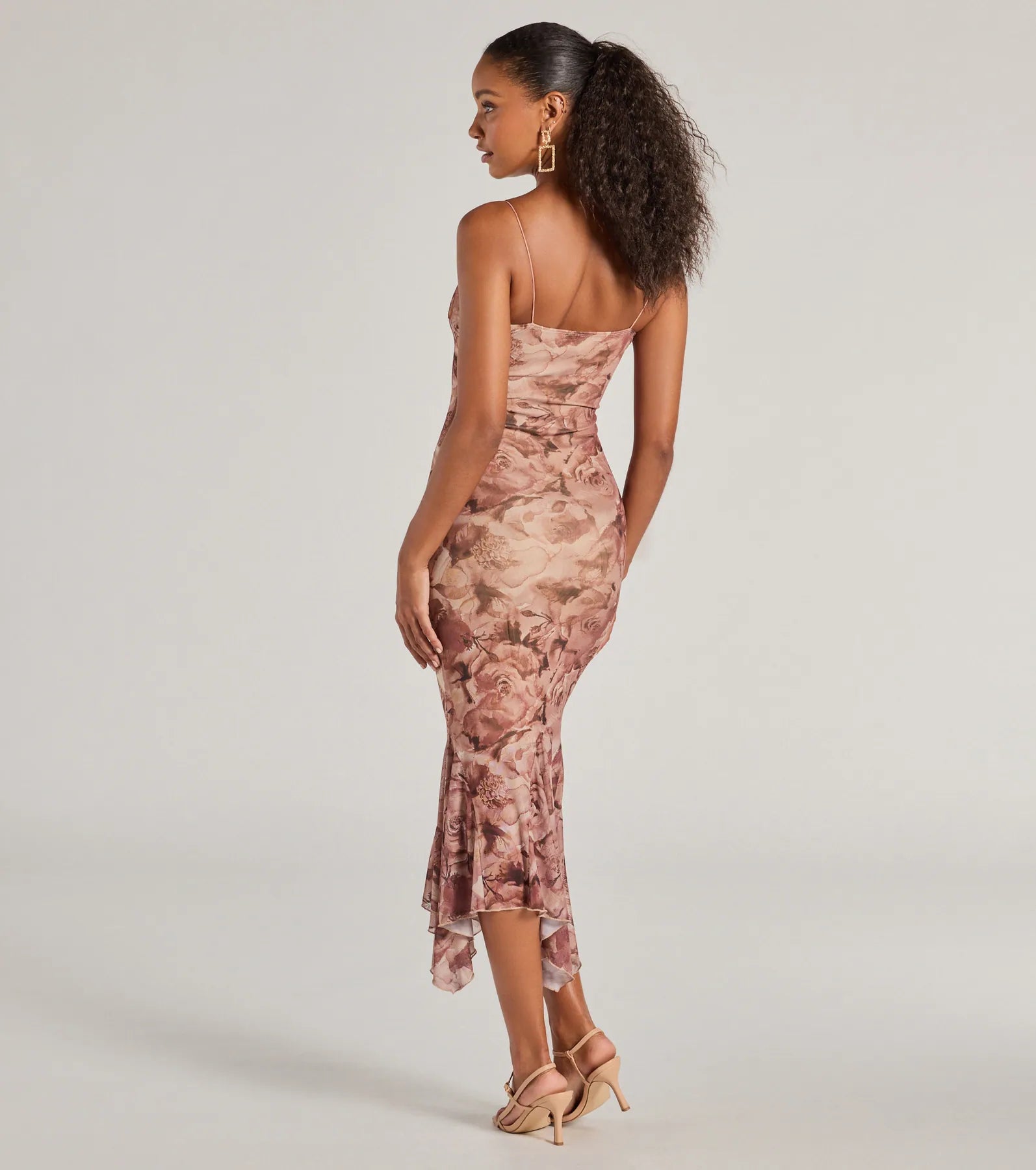 Ultimate Floral Elegance: Ruffle Midi Dress for Every Occasion