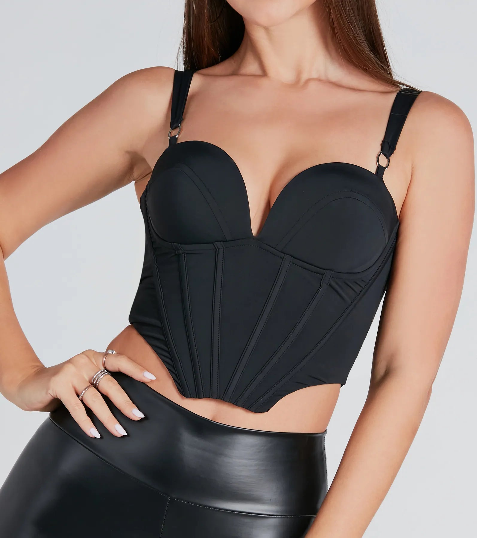 Ultimate Sweet & Sultry Cropped Bustier Top - Premium Style