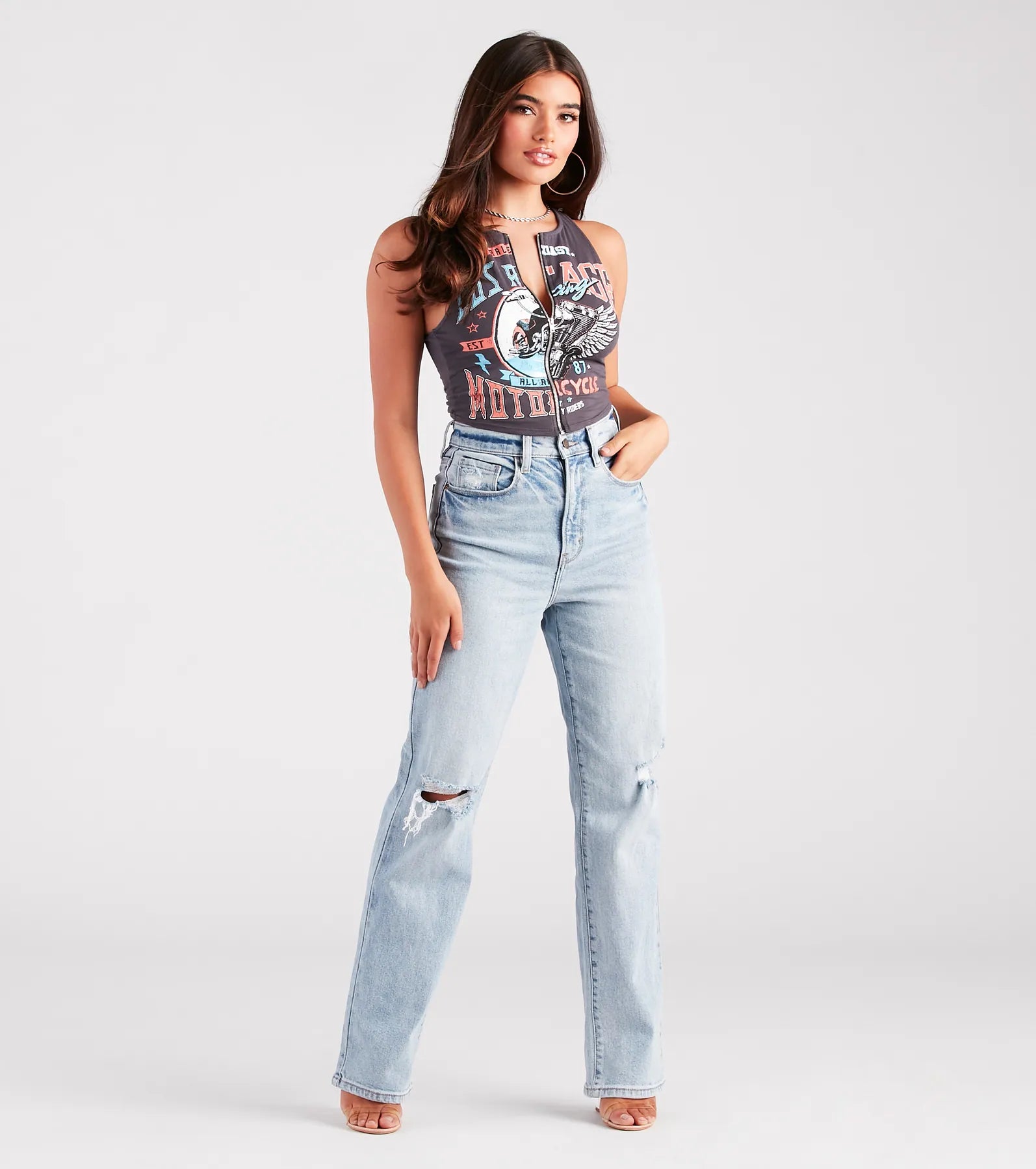 Premium Total Mood High-Rise Boyfriend Jeans - Ultimate Comfort & Style