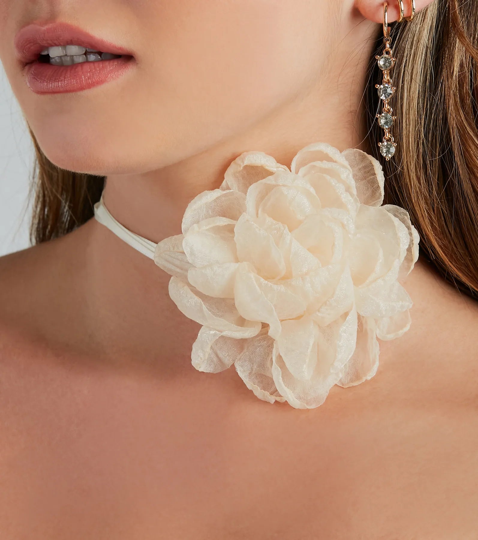 Premium Chic Rosette Choker Necklace – Ultimate Style Upgrade