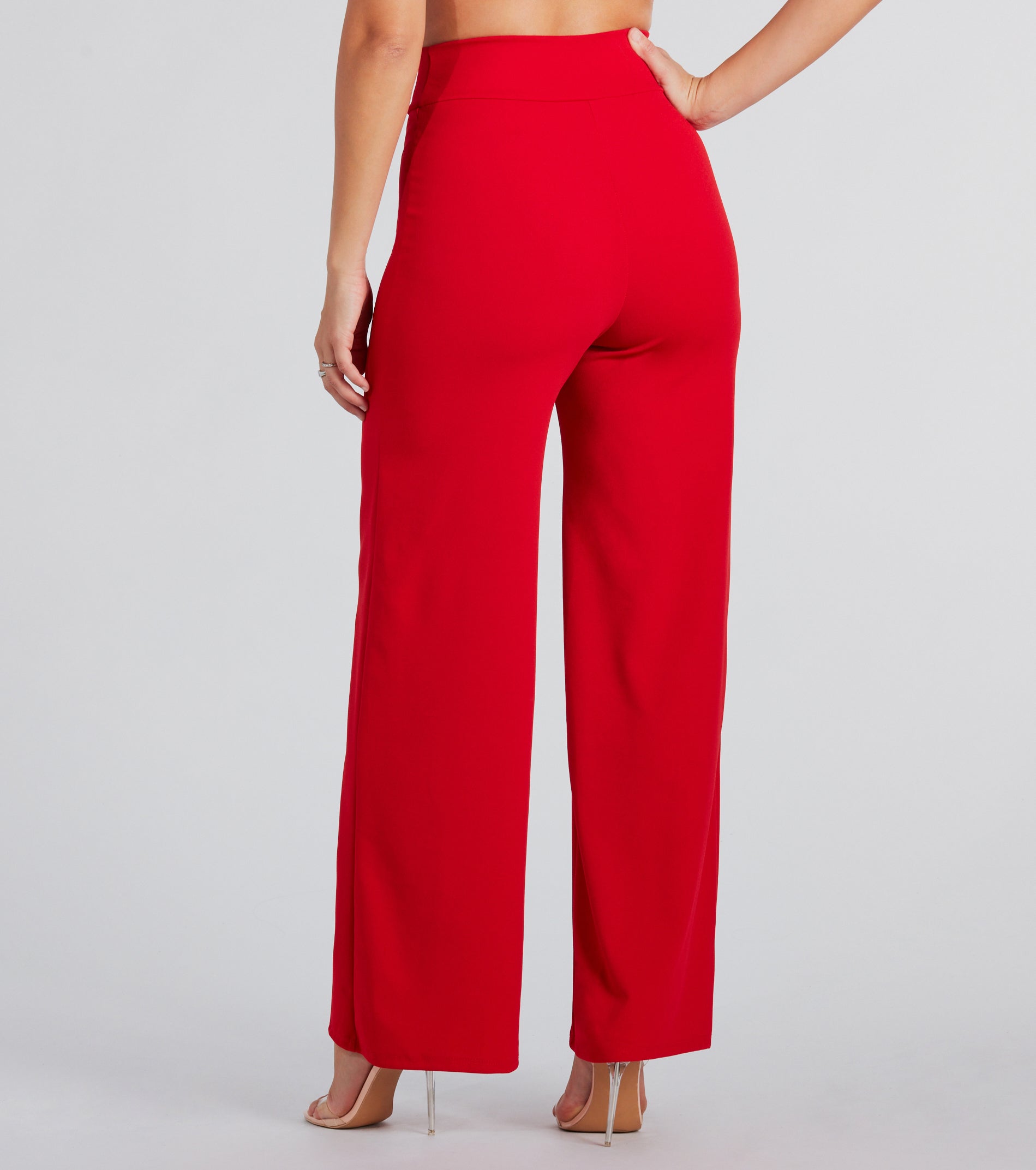 Ultimate Chic High Waist Wide-Leg Pants - Premium Office to Evening Style