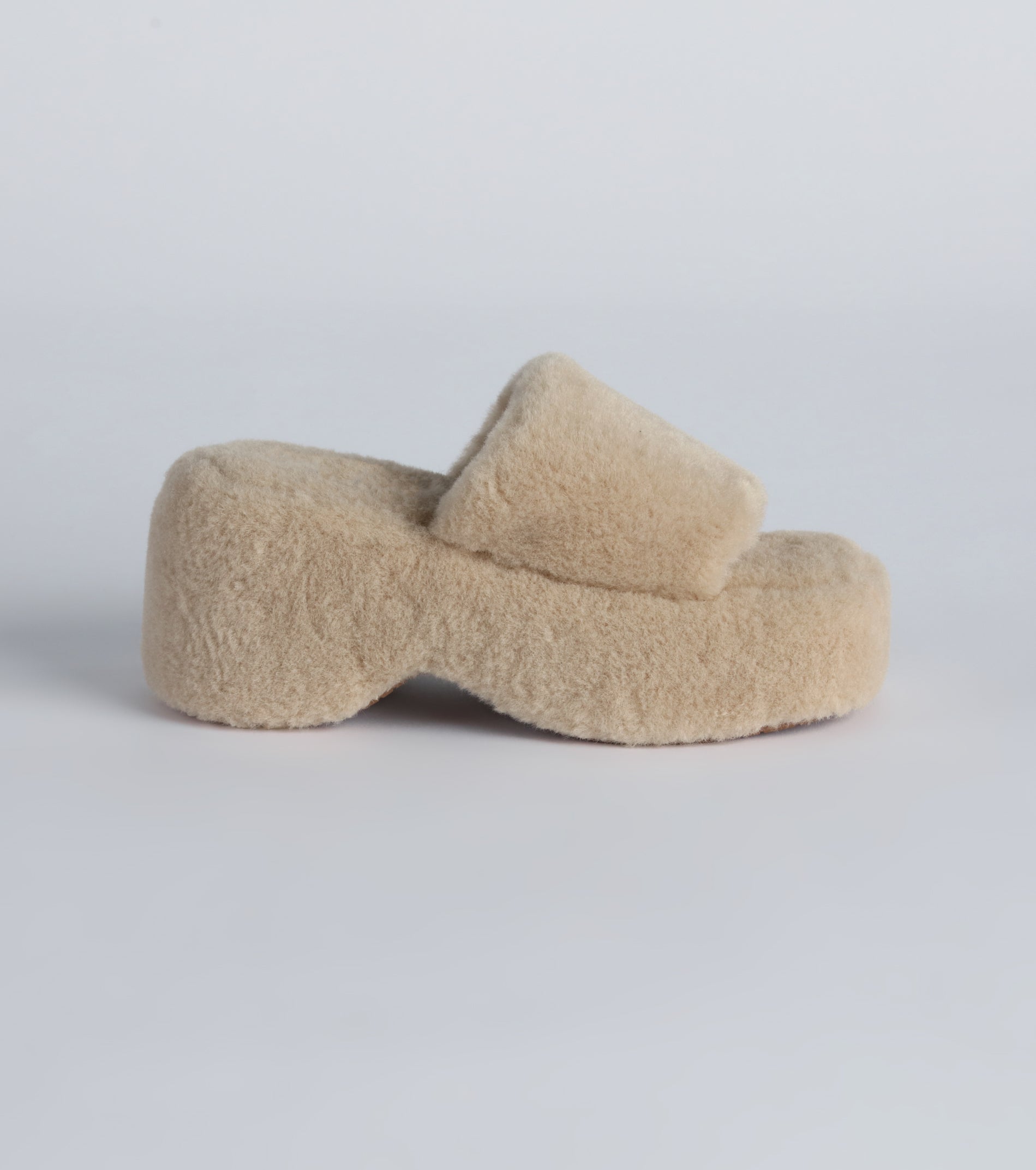 Ultimate Y2K Fuzzy Platform Slippers - Hello Fabulous!