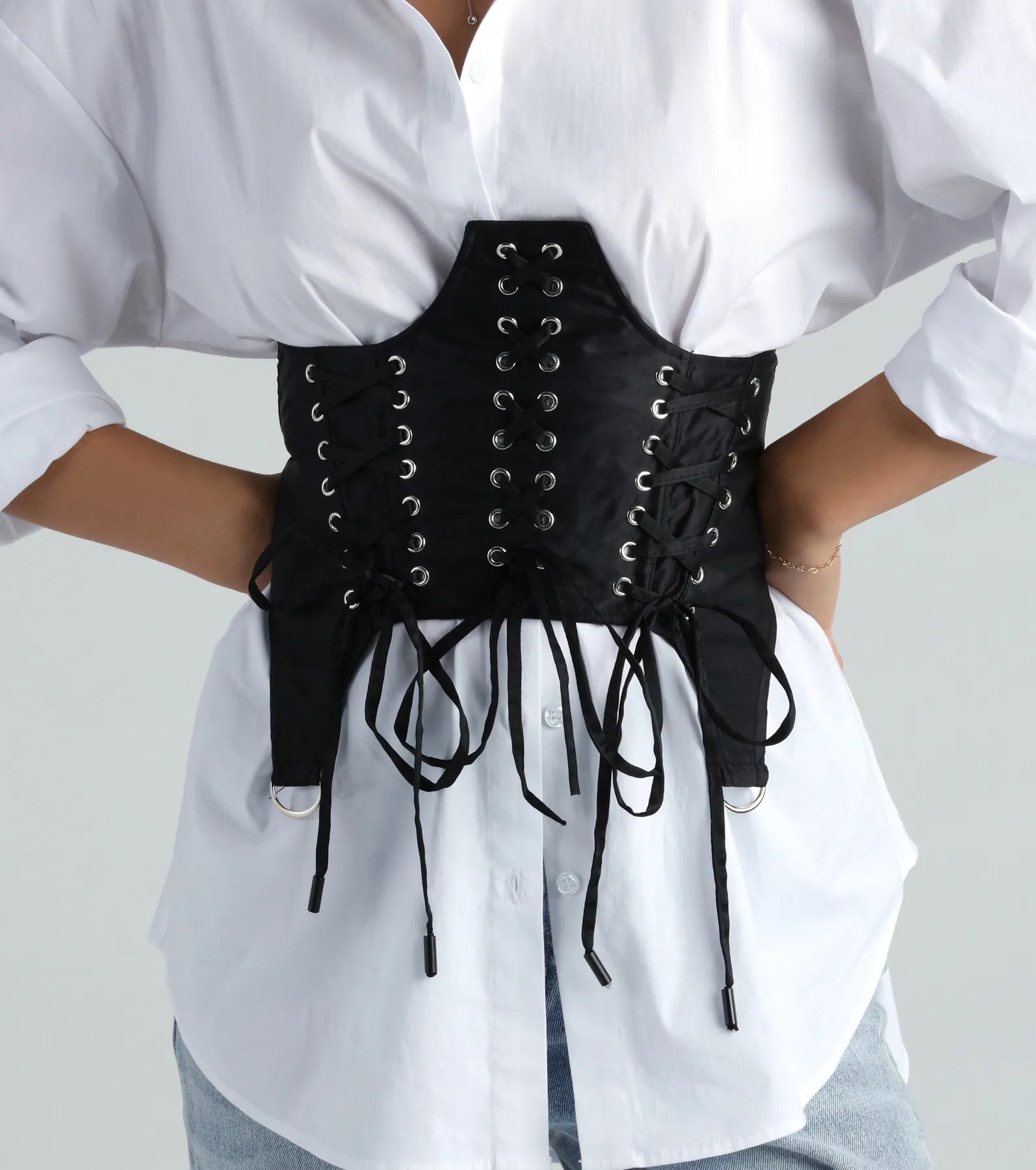 Ultimate Chic Corset Belt - Laced Up Style