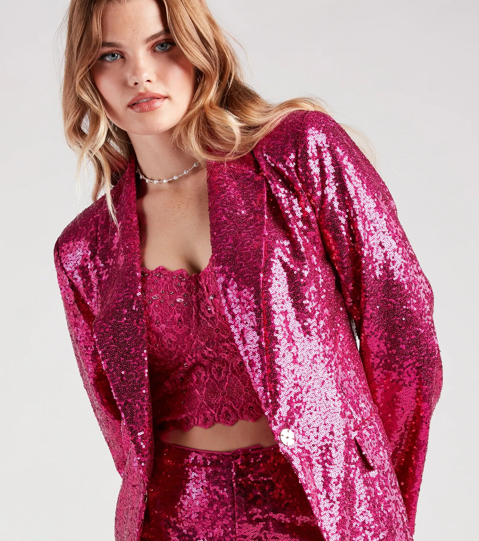Ultimate Glamour Sequin Blazer - Premium Shine